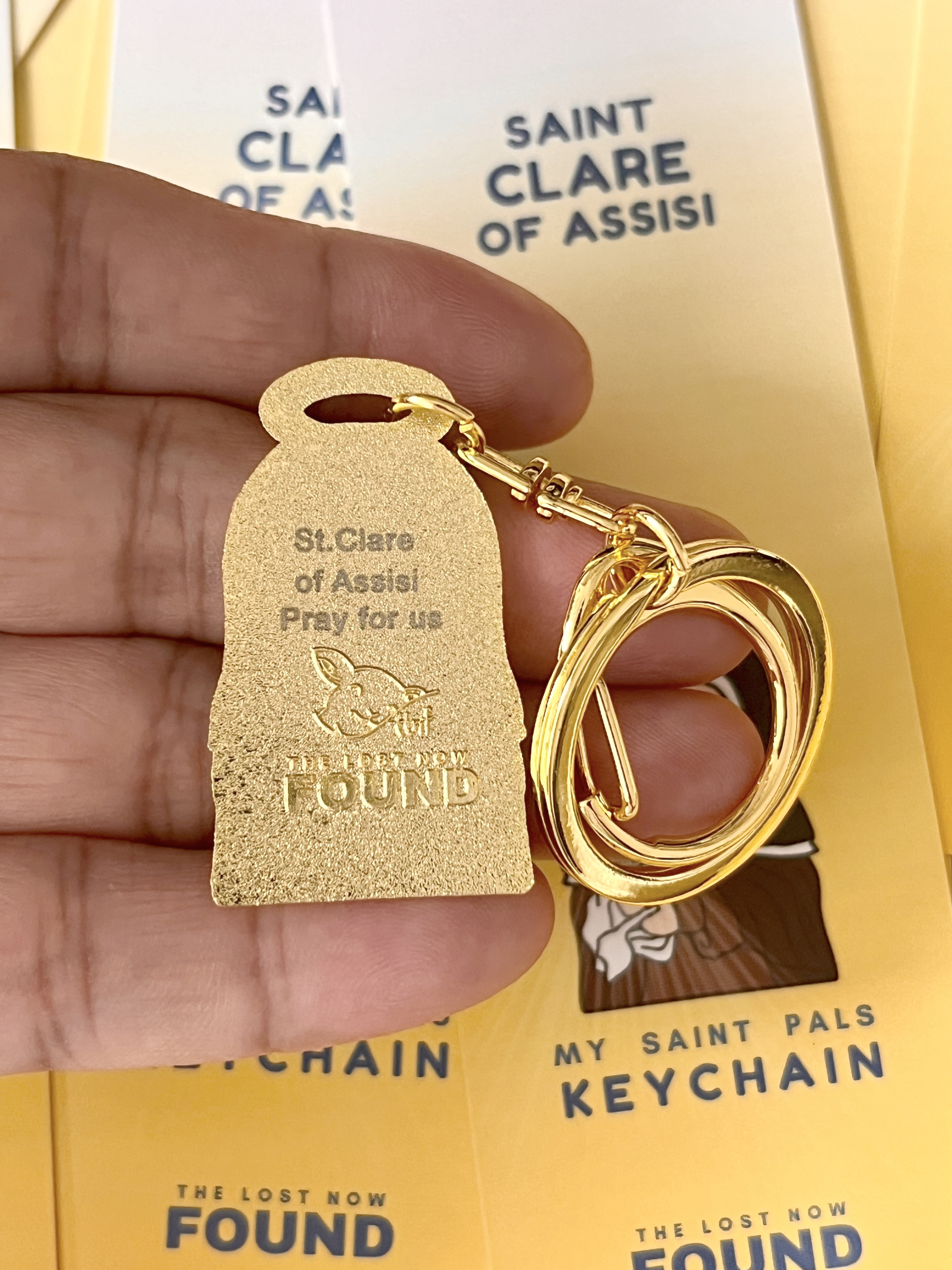 St Clare of Assisi Keychain