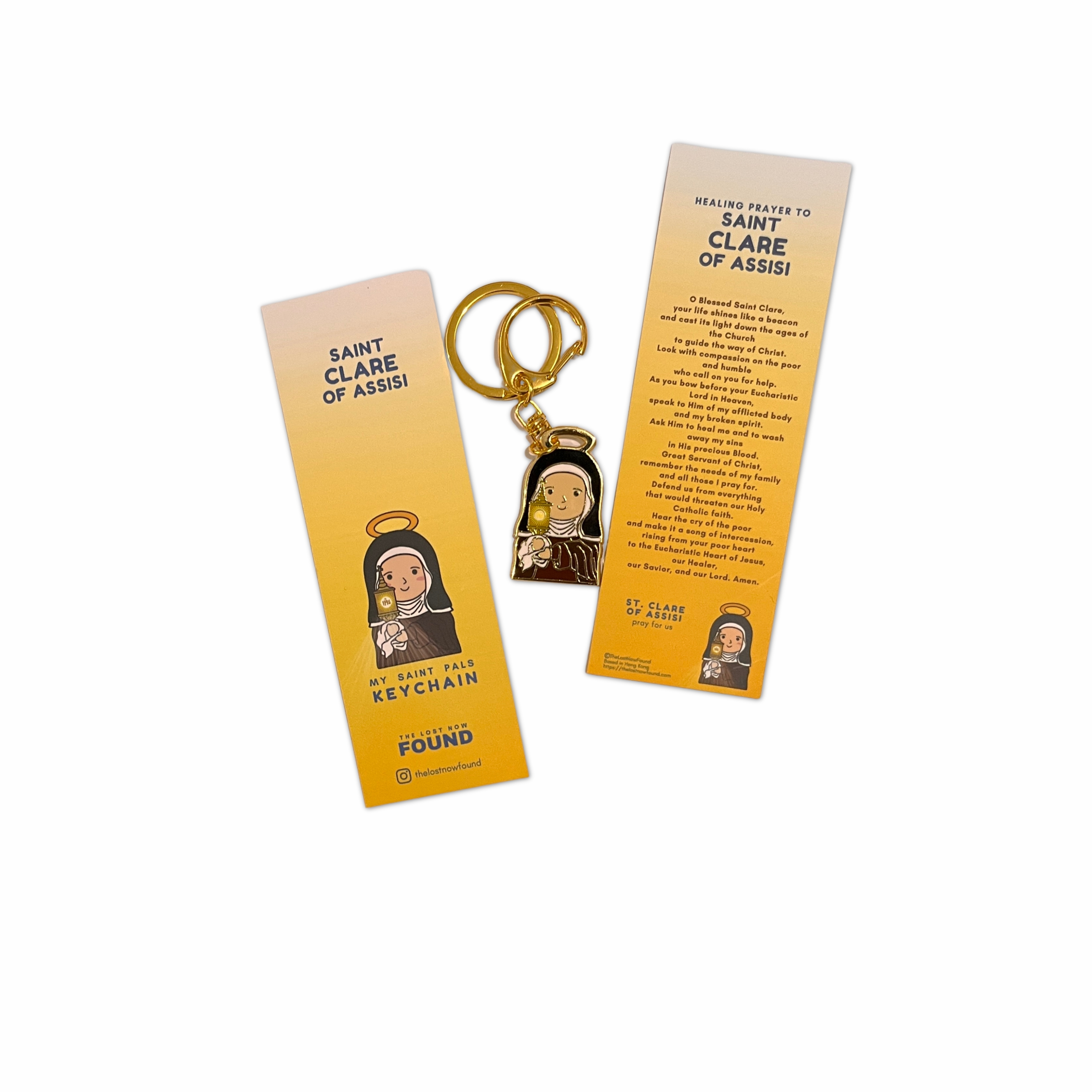 St Clare of Assisi Keychain