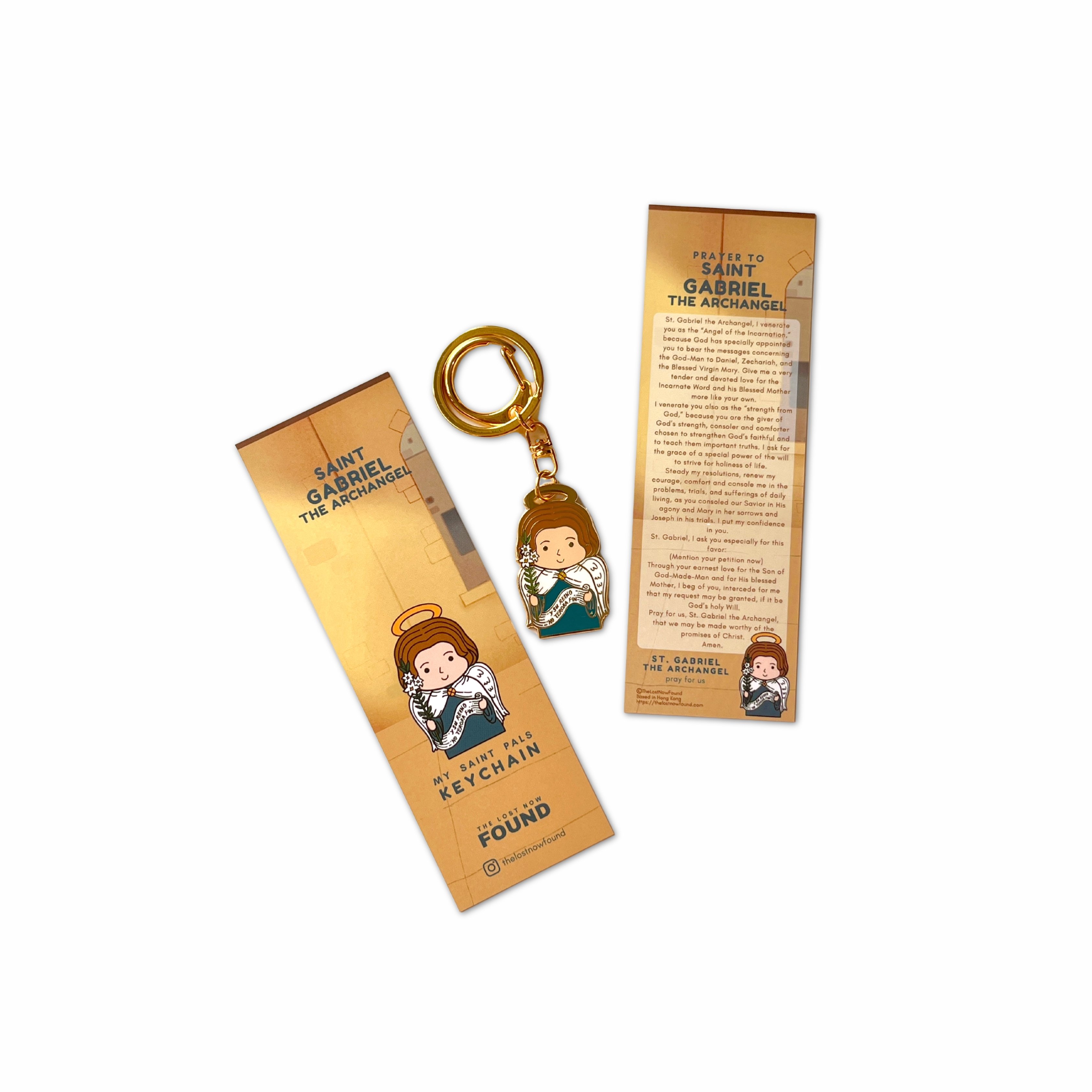 St Gabriel the Archangel keychain