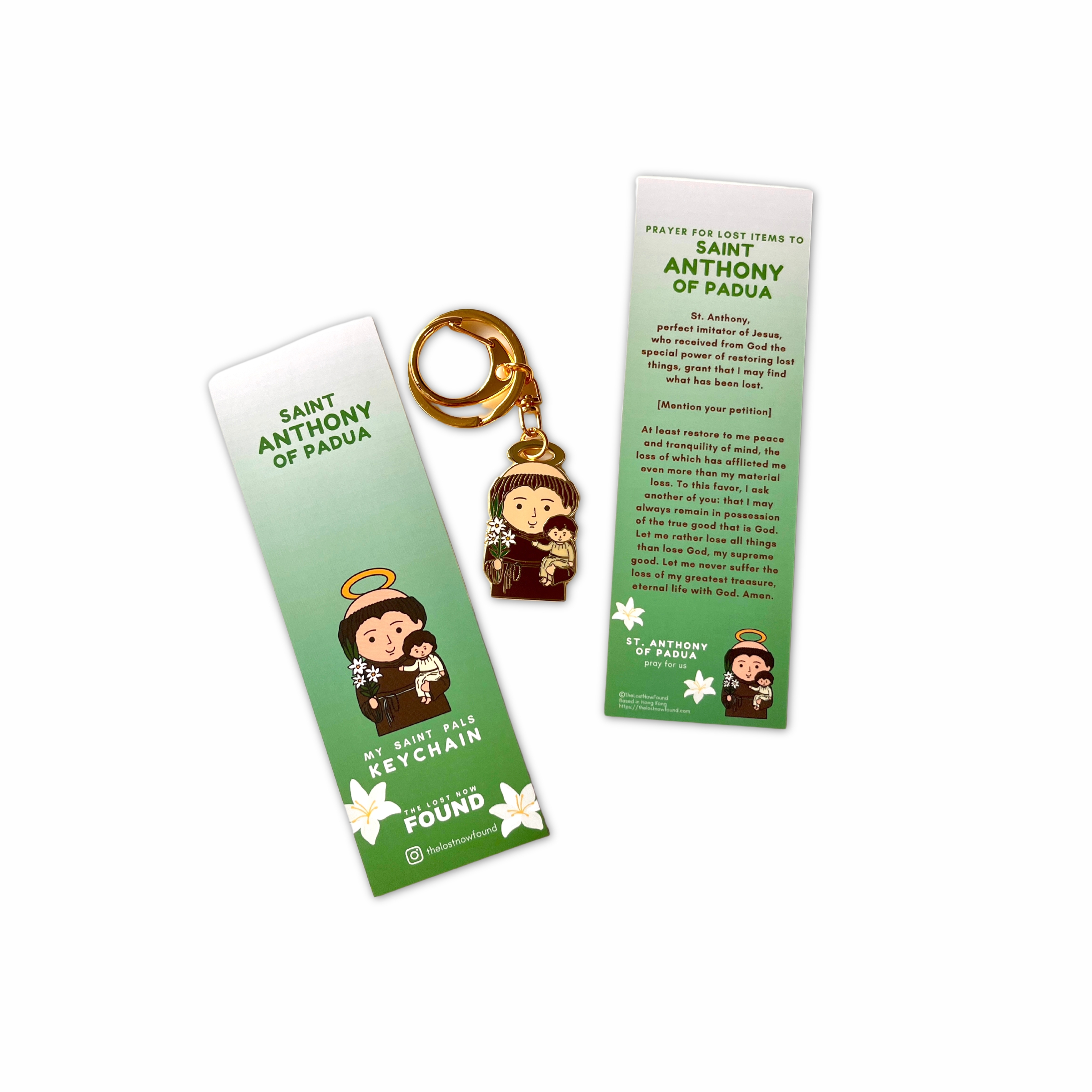 St. Anthony of Padua Keychain