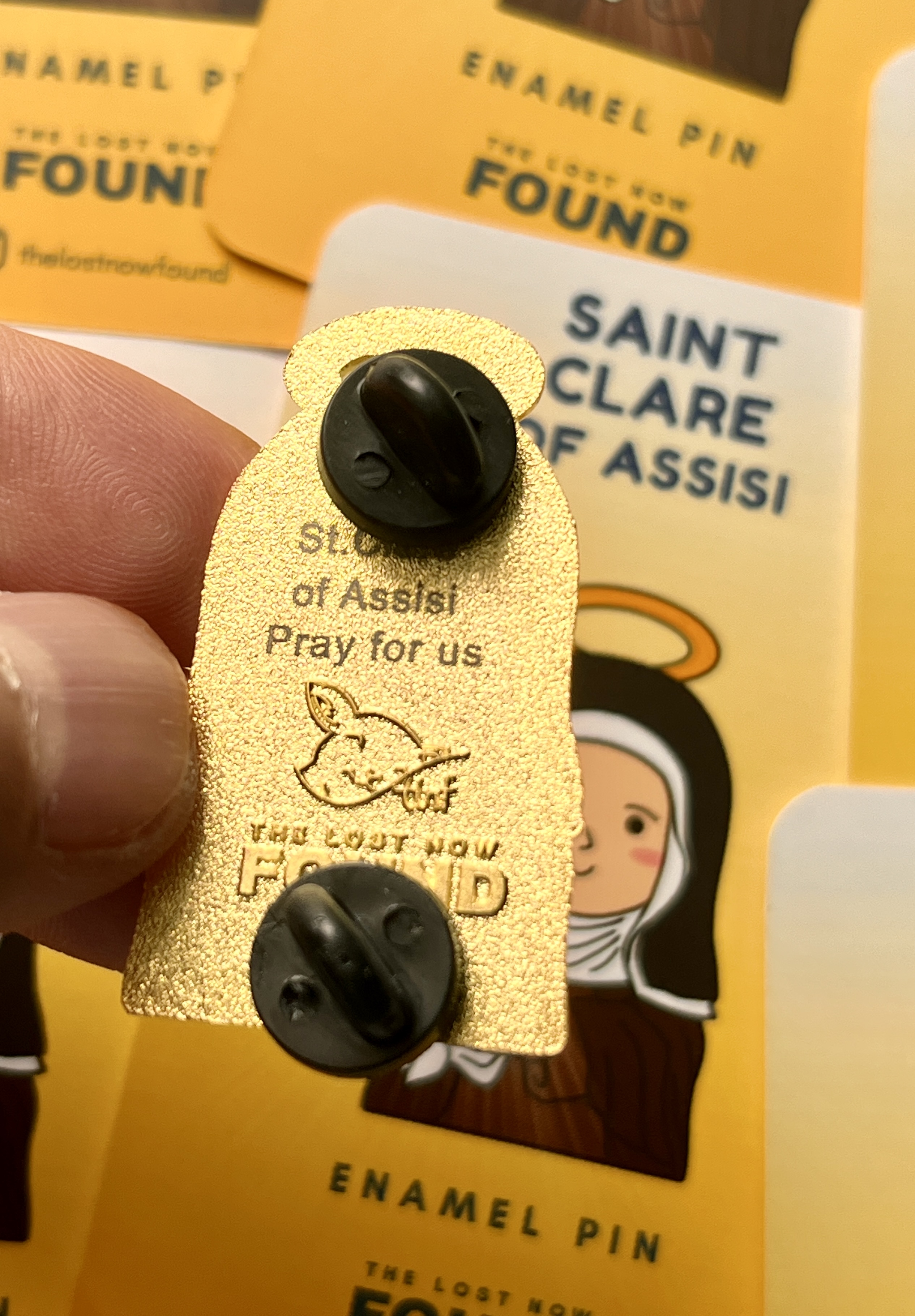 St Clare of Assisi Pin