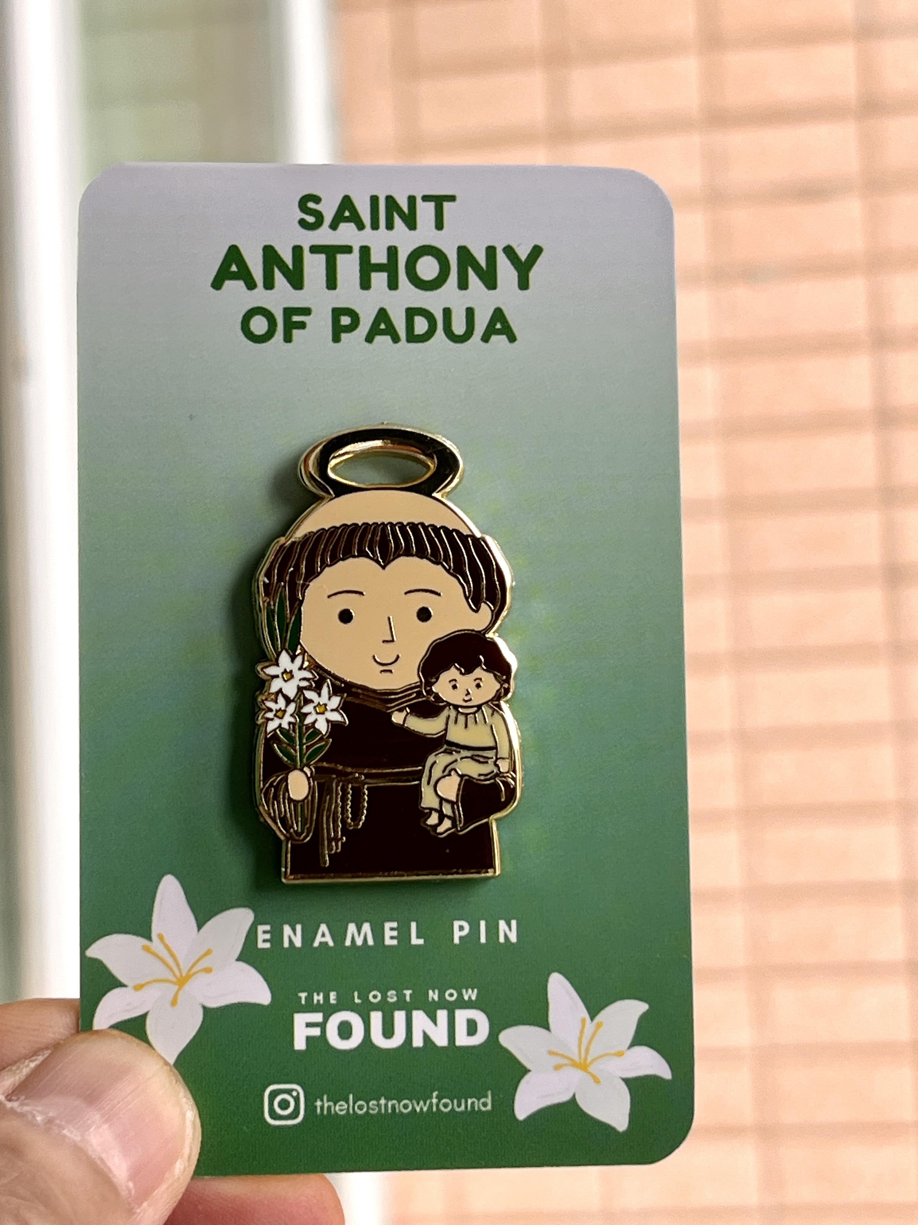 St. Anthony of Padua Pin