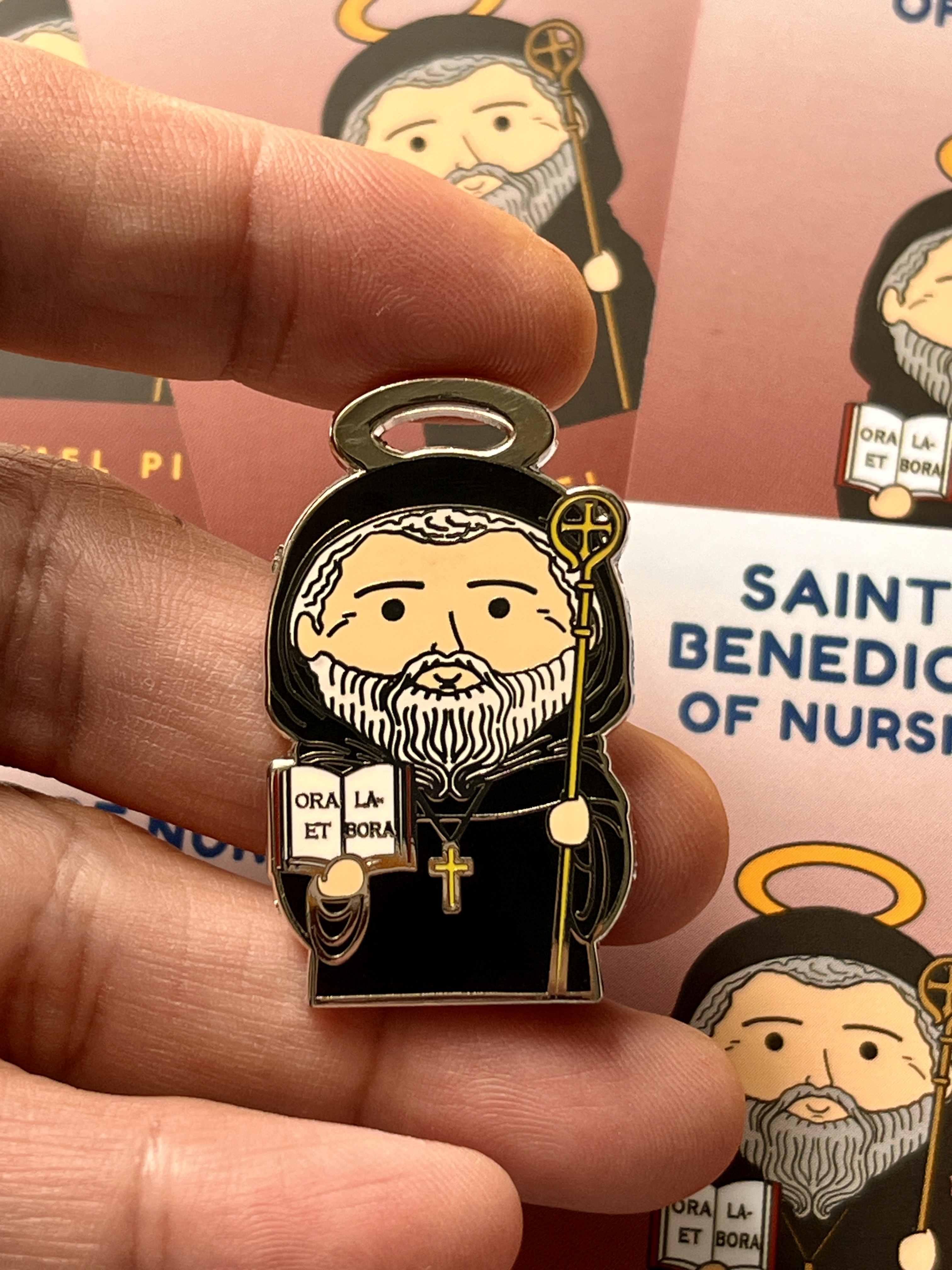 St Benedict of Nursia Pin