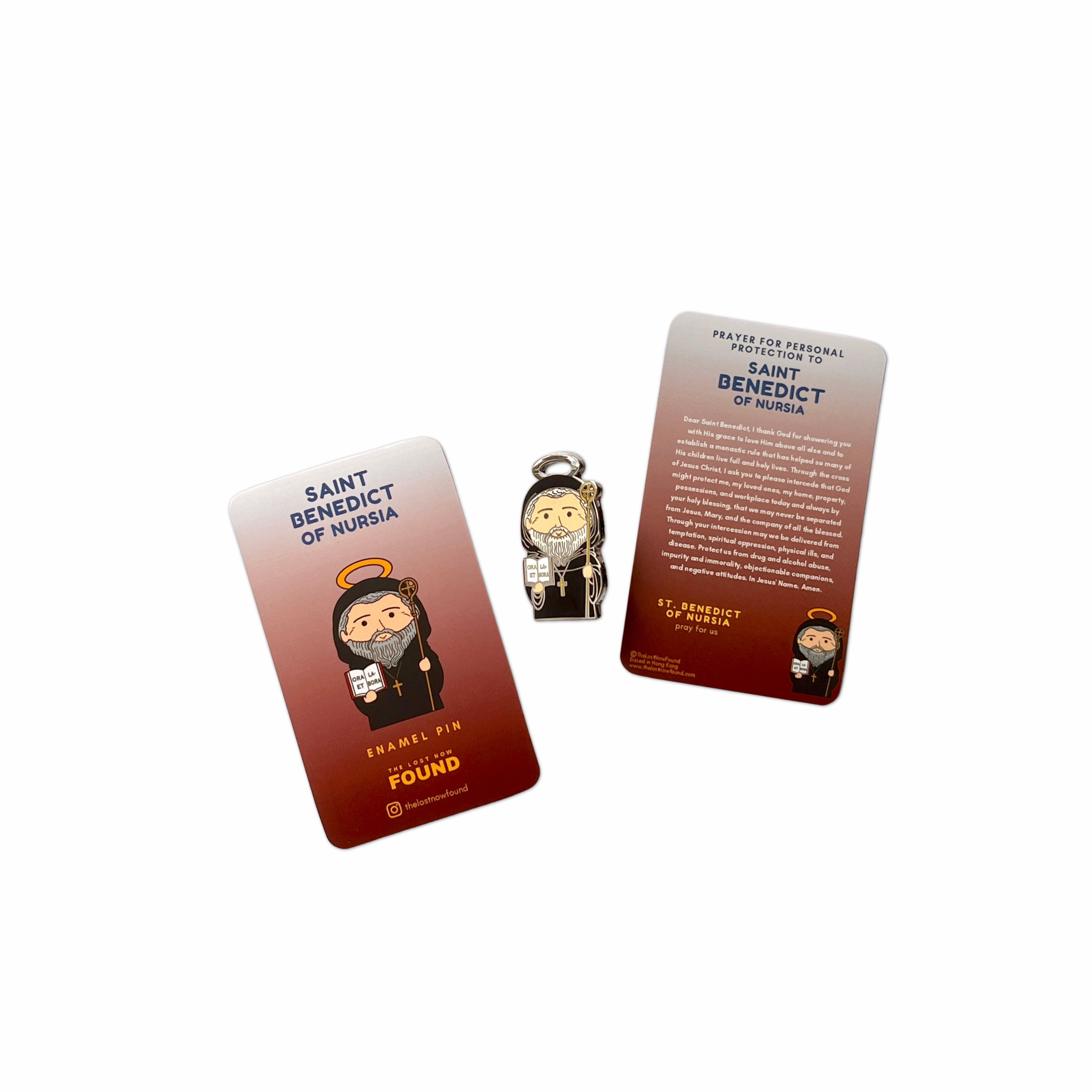 St Benedict of Nursia Pin