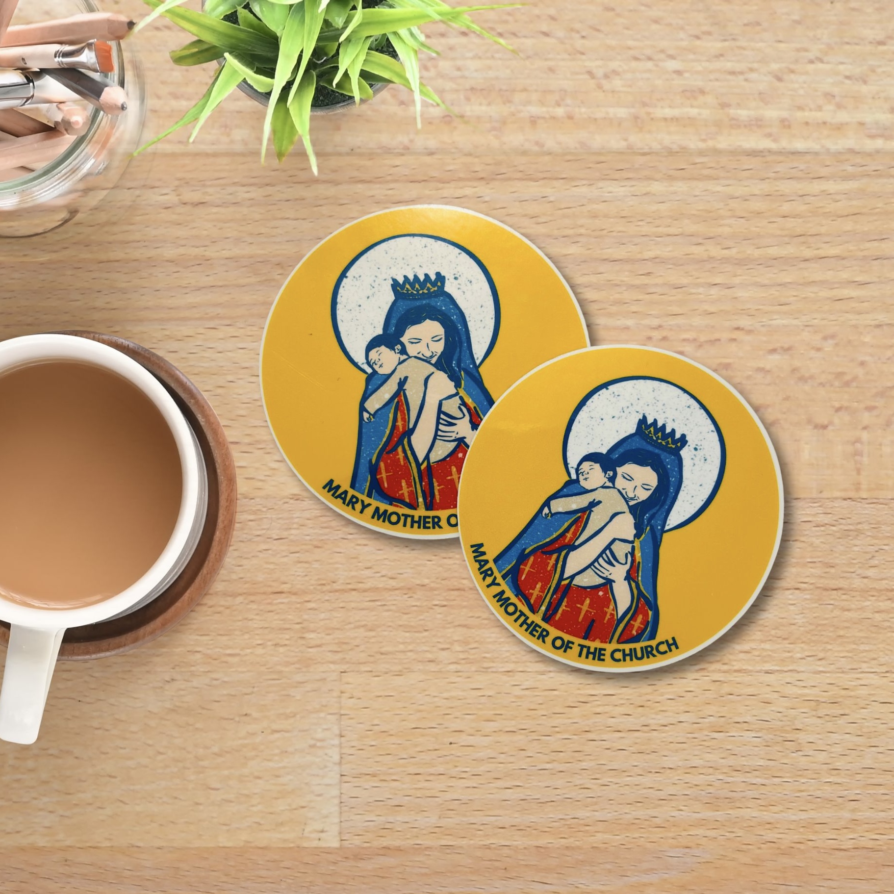 Be Saints Vinyl Sticker (Colored)