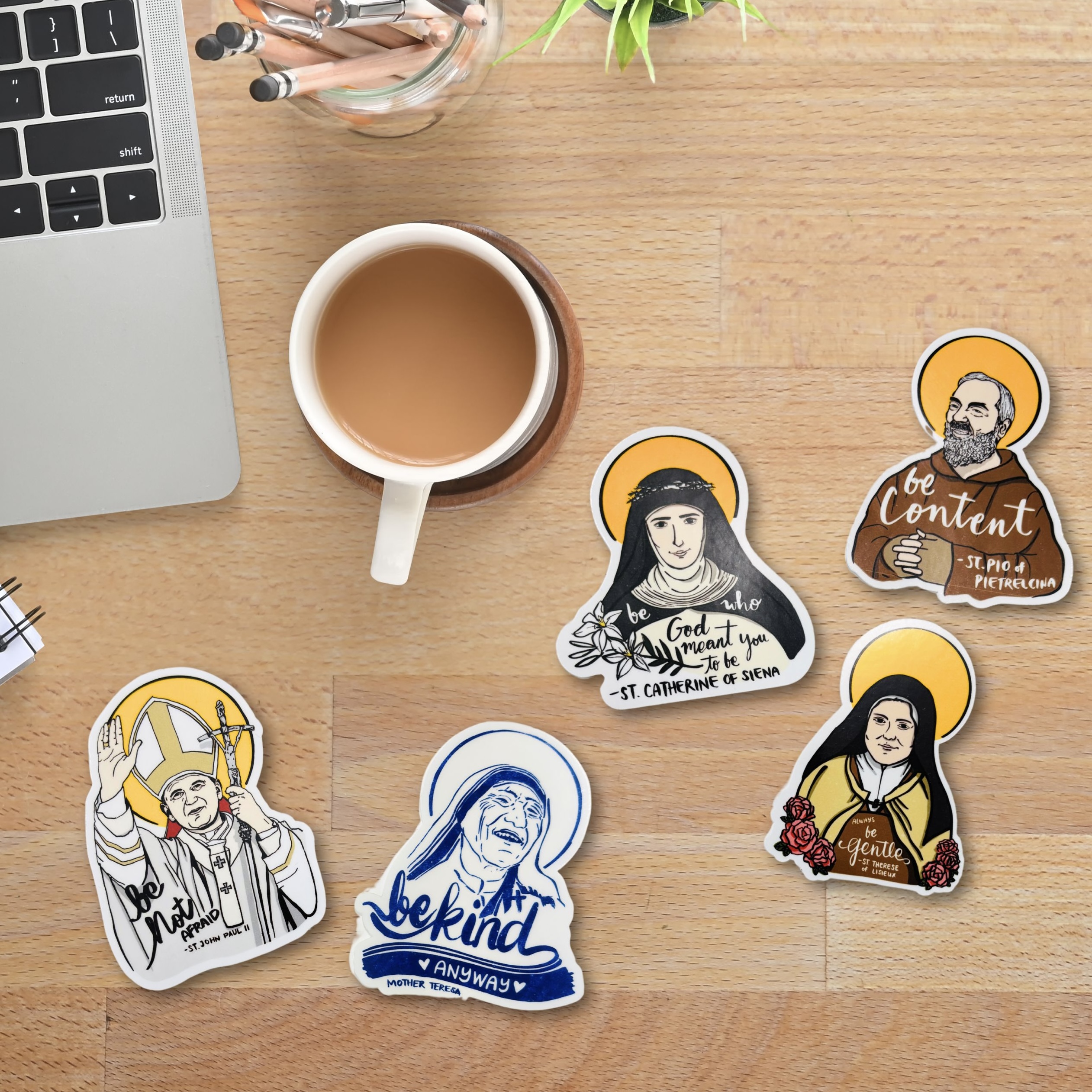 Be Saints Vinyl Sticker (Colored)