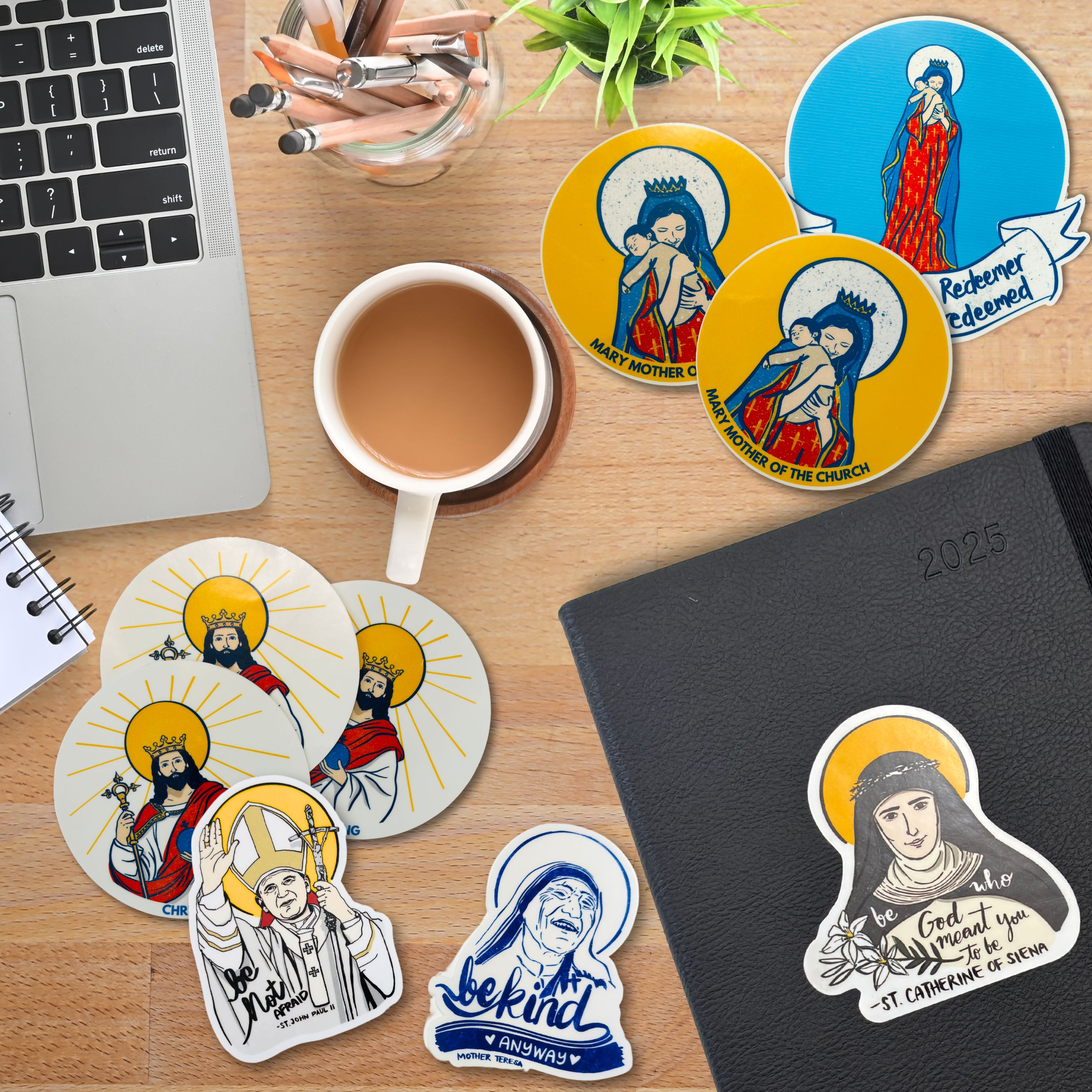 Be Saints Vinyl Sticker (Colored)