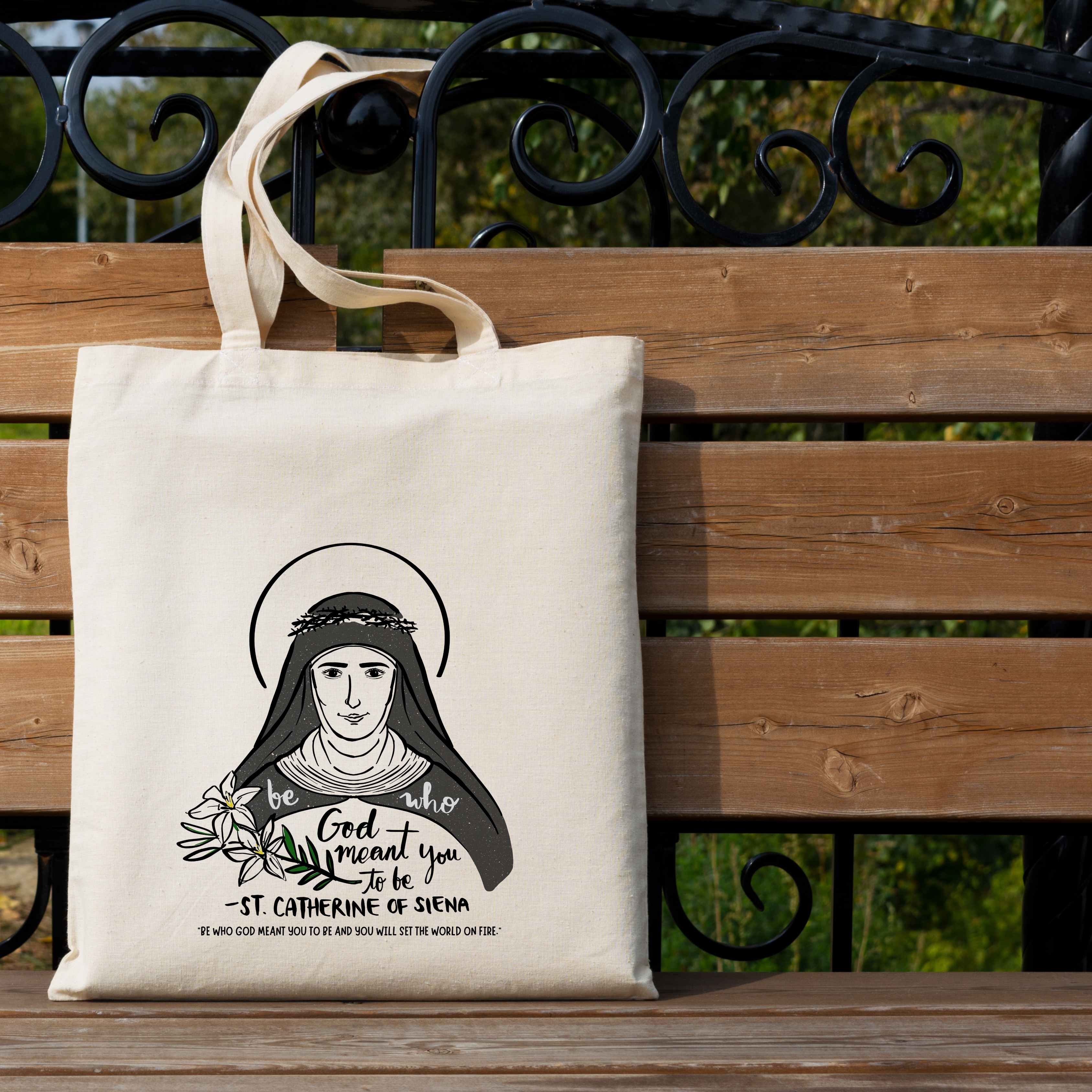 BE SAINTS Tote Bag