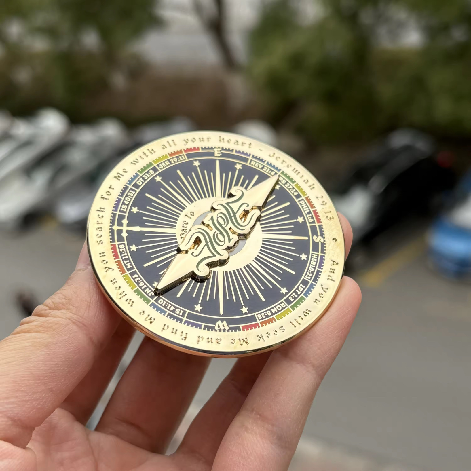We Dare to Hope Compass Pin 