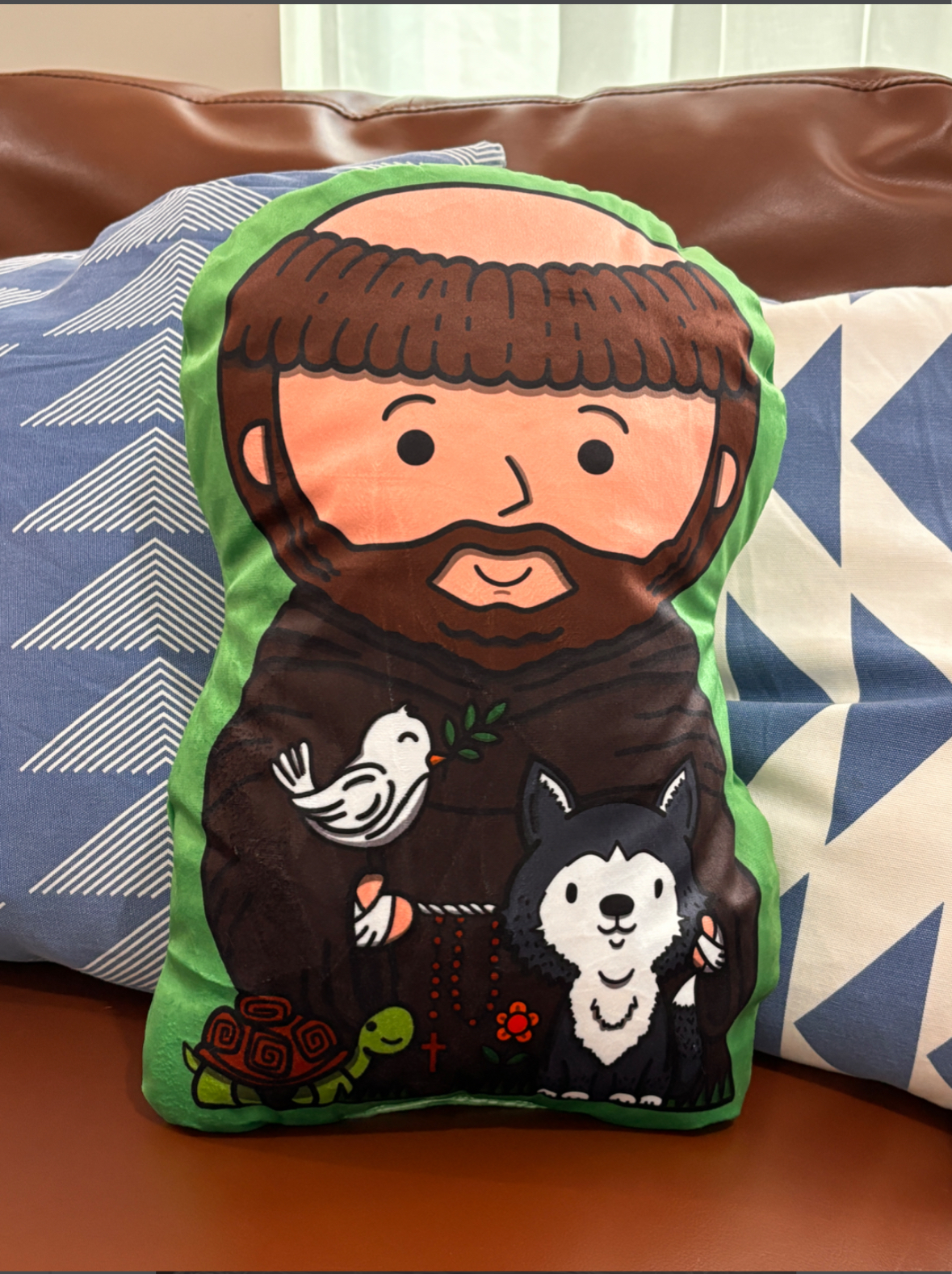 St Francis of Assisi Pillow
