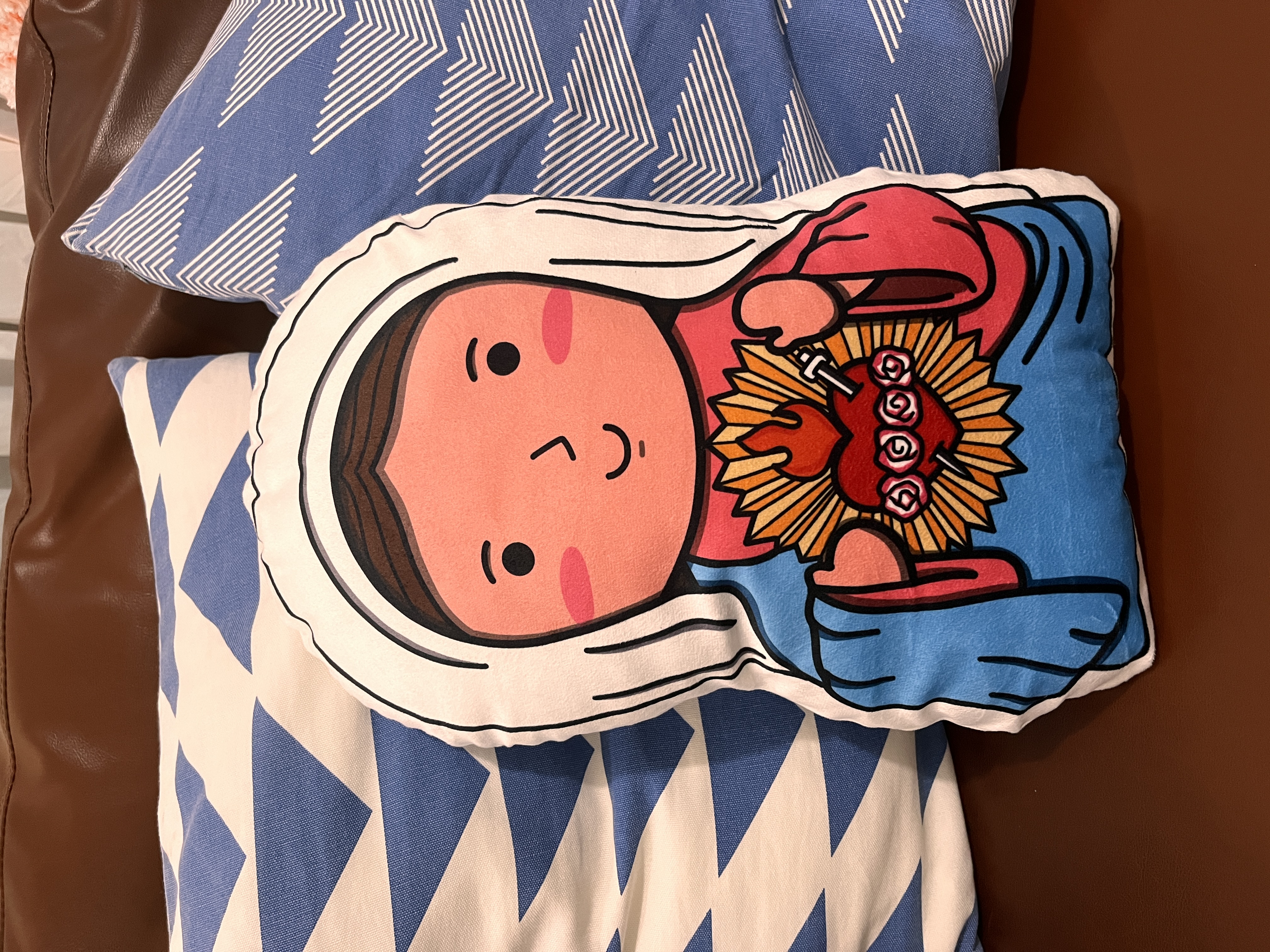 Immaculate Heart of Mary Pillow