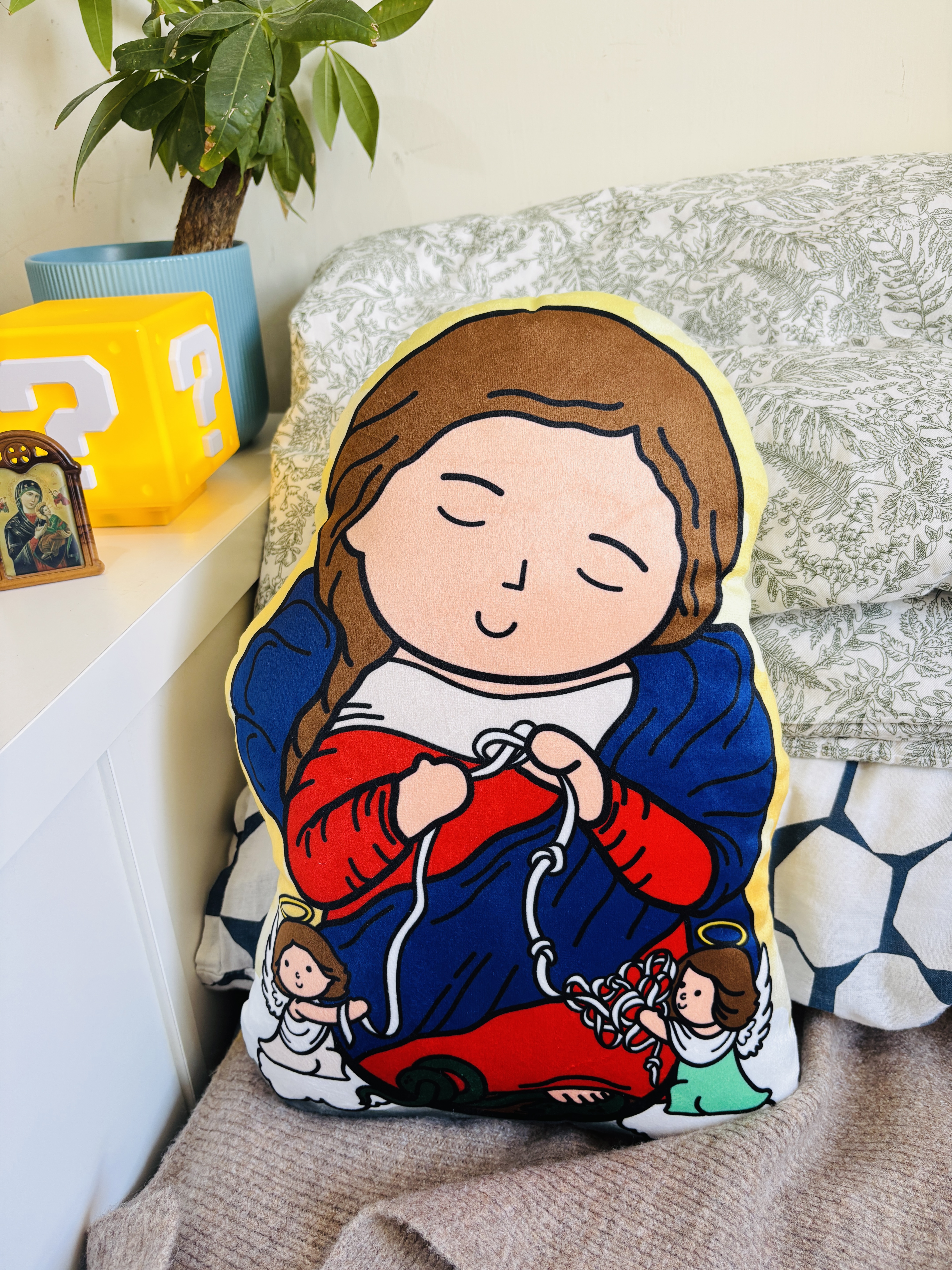 Mary Undoer of Knots Pillow