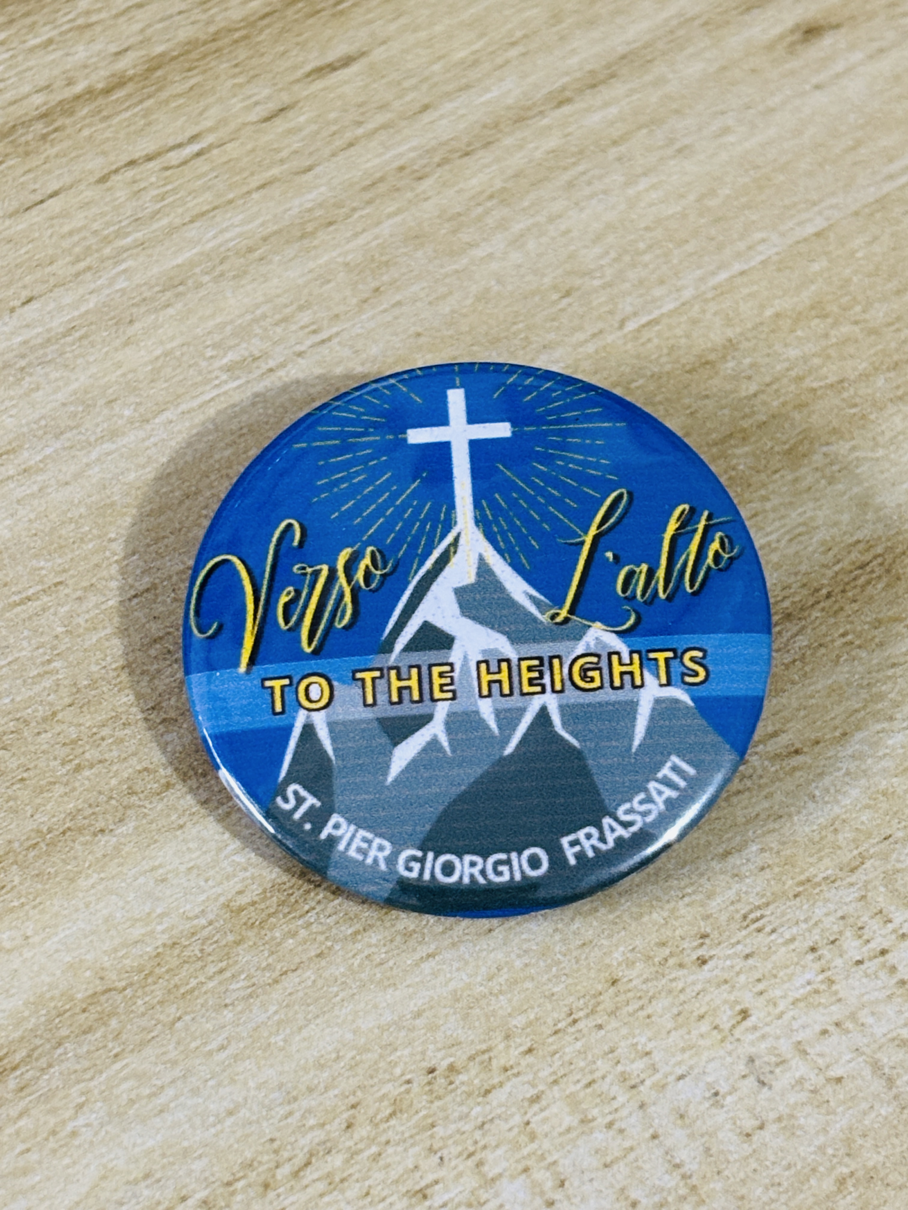 St Pier Giorgio Frassati Button pins 1 set (2 pcs)