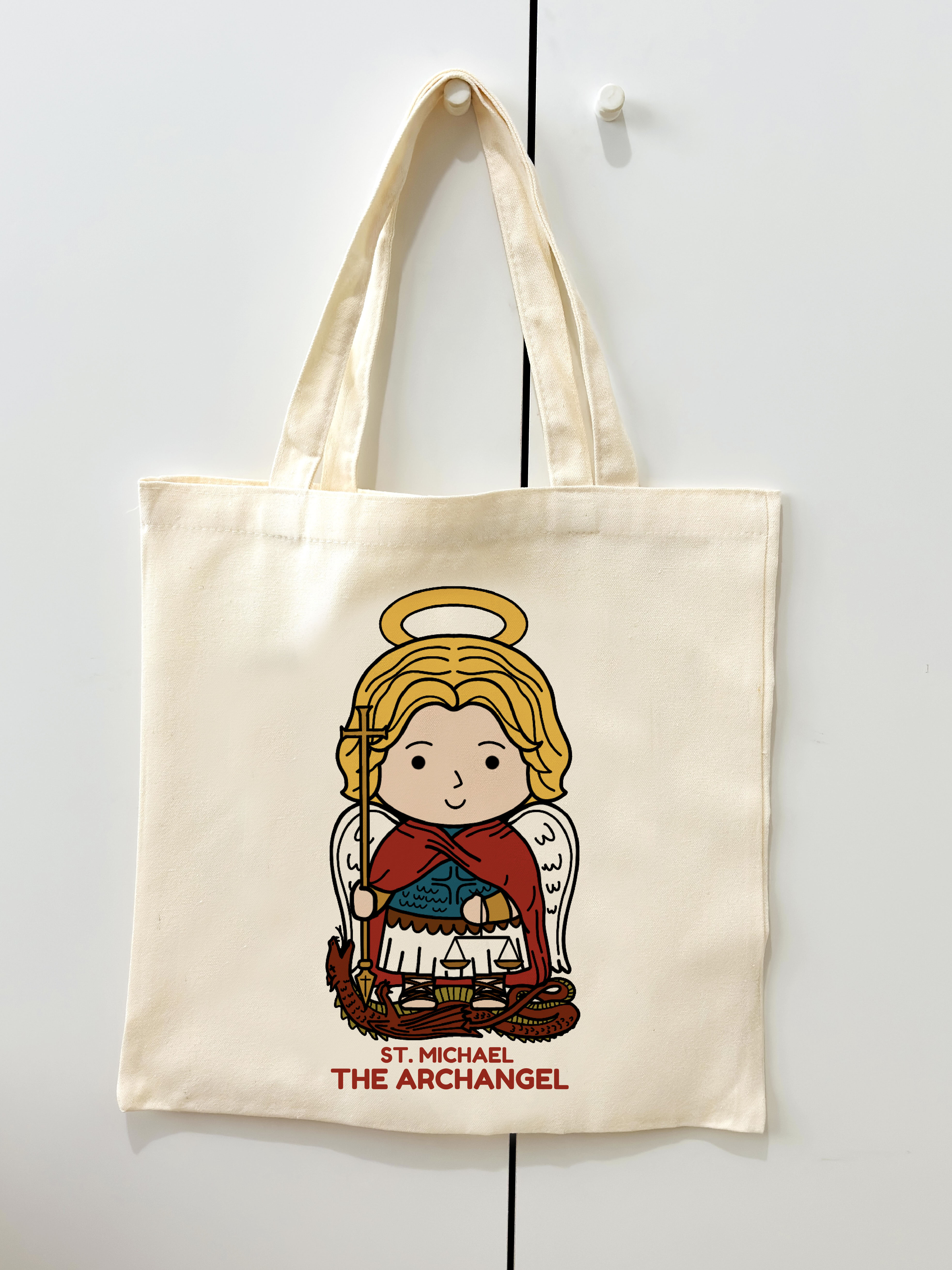 St Michael the Archangel Tote Bag