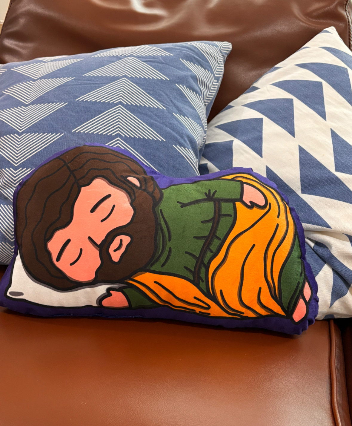 Sleeping St. Joseph Pillow