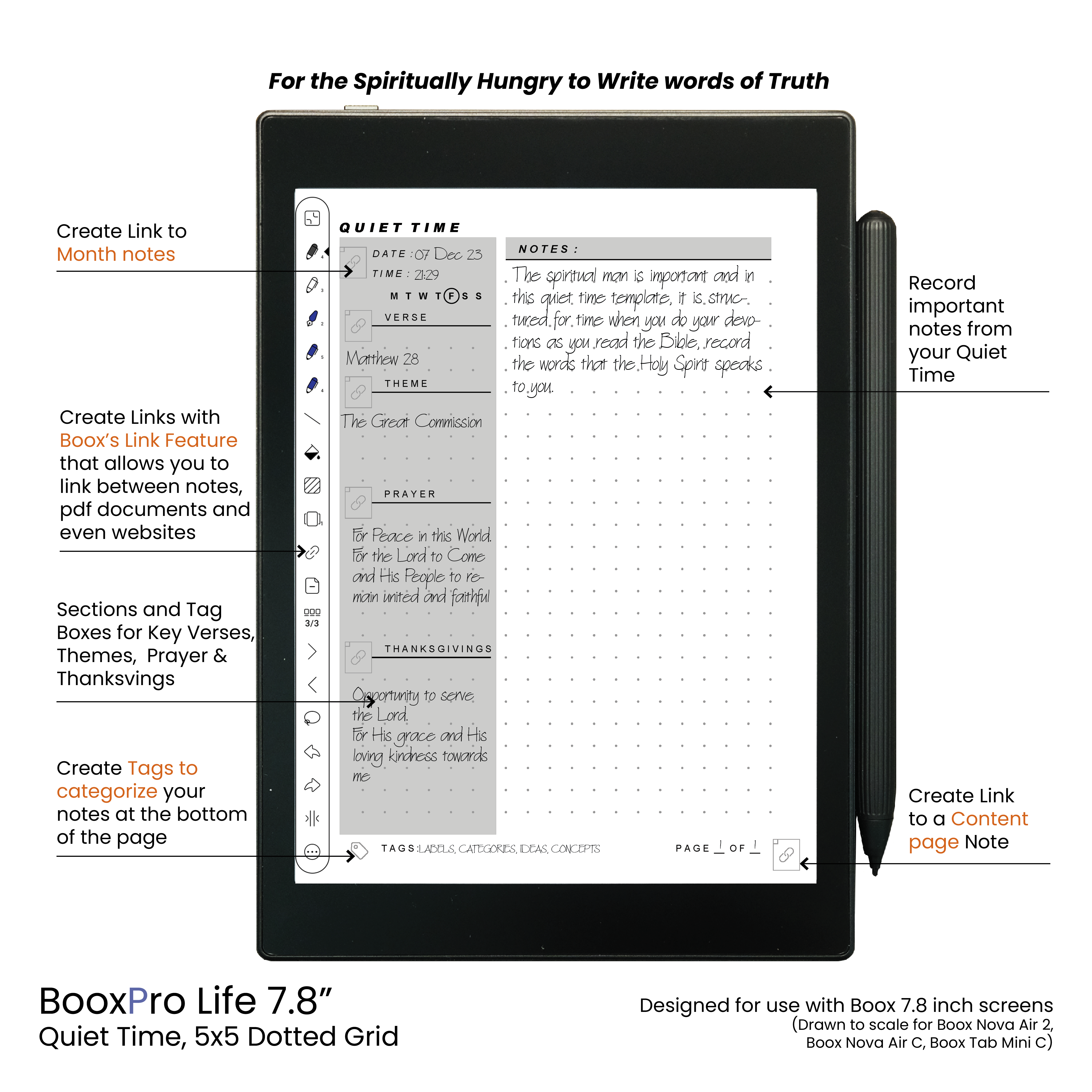 BooxPro Life 7.8" 01 Quiet Time