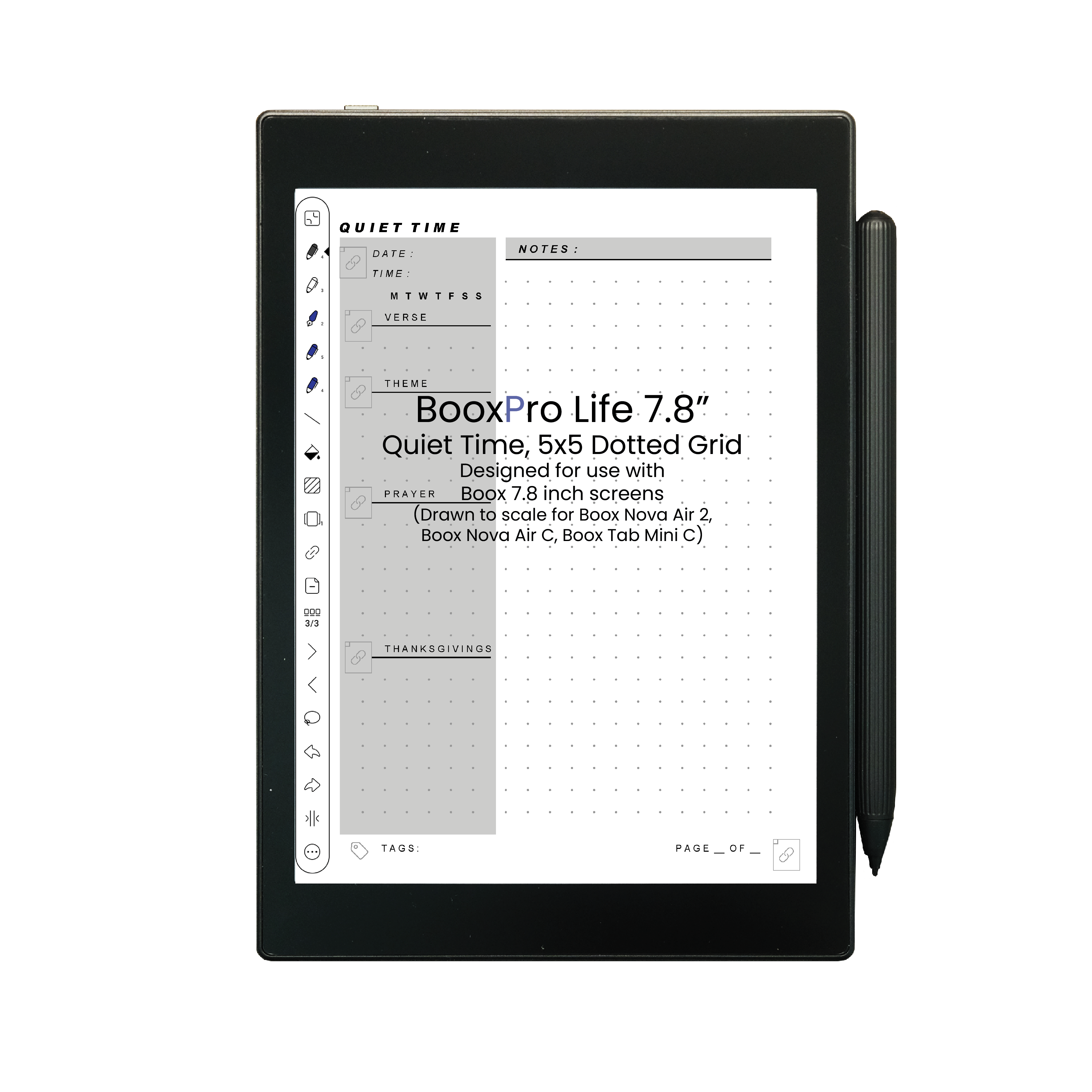 BooxPro Life 7.8" 01 Quiet Time