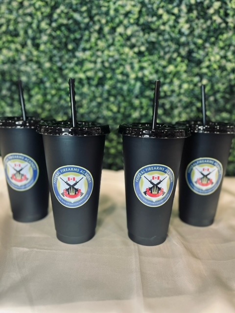 Federal Firearms Academy Logo Plastic Tumbler