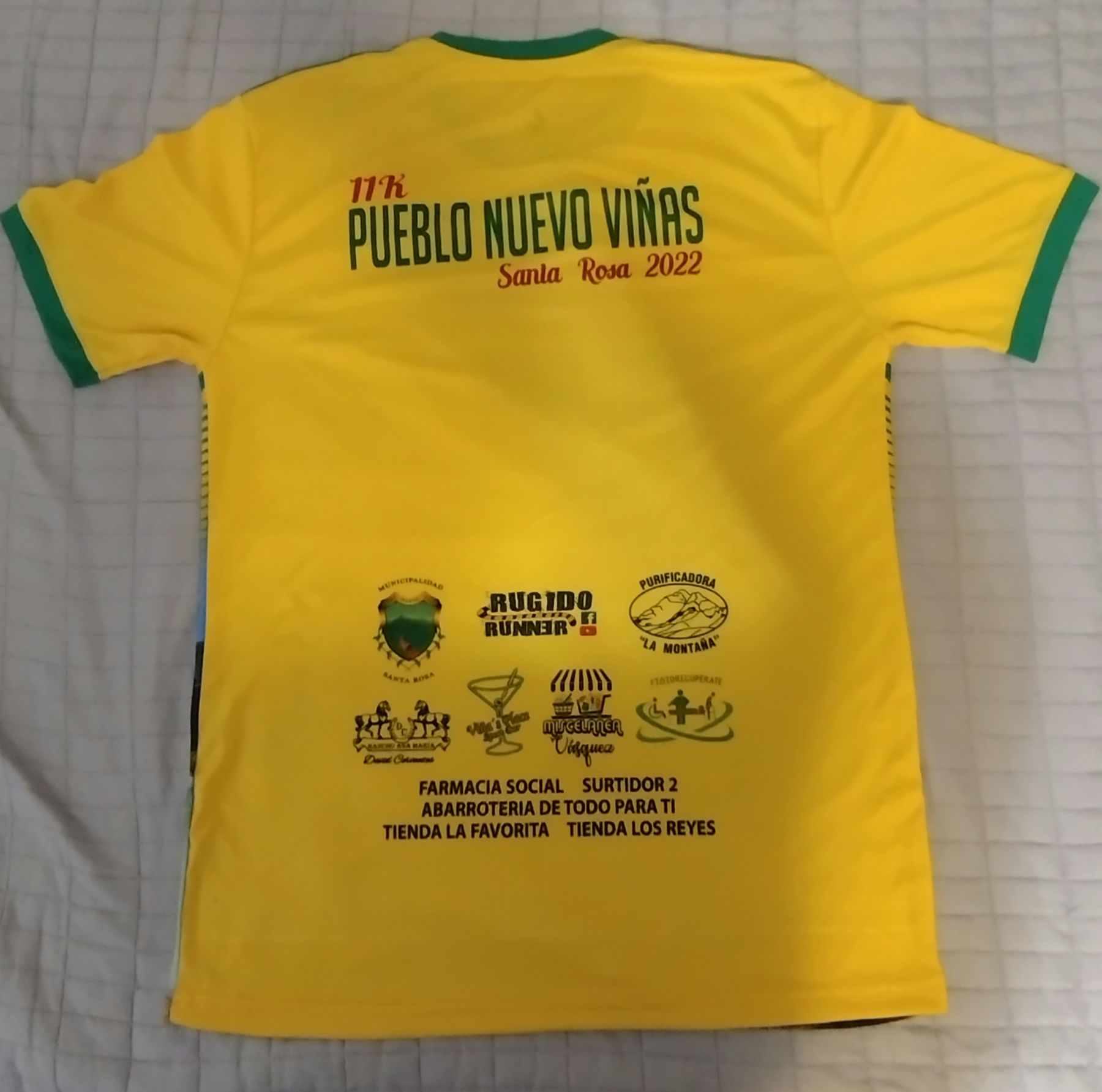Camiseta conmemorativa Carrera 11 k Ixpaco