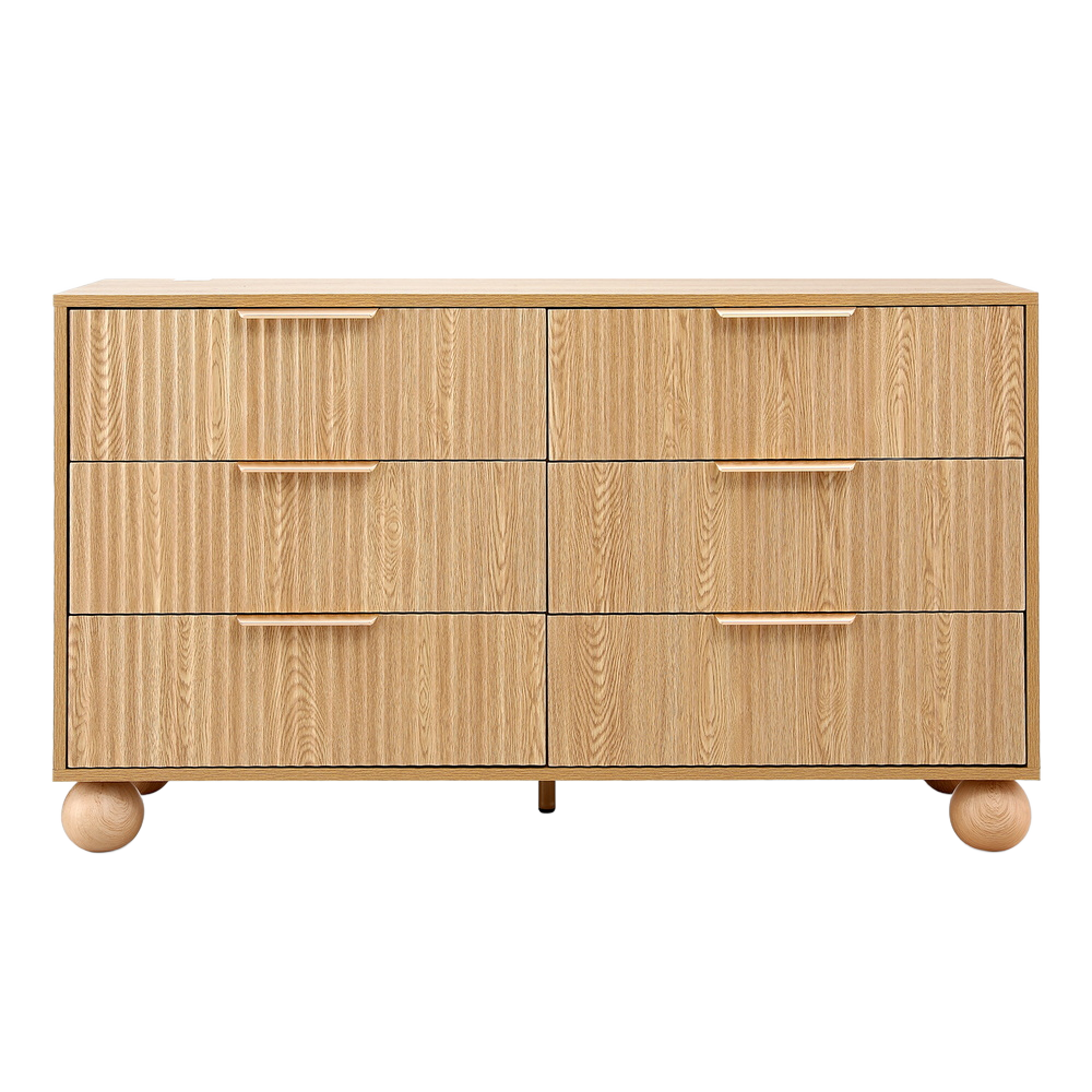 Marcellé Fluted Dresser - Natural