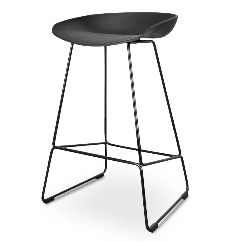 Zayden 65cm Bar Stool – Midnight Black
