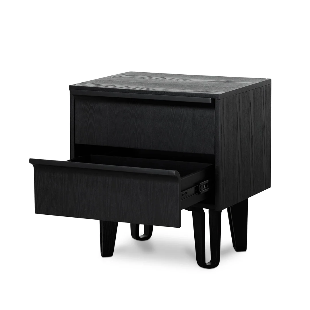 Kairo Bedside Table – Matte Noir