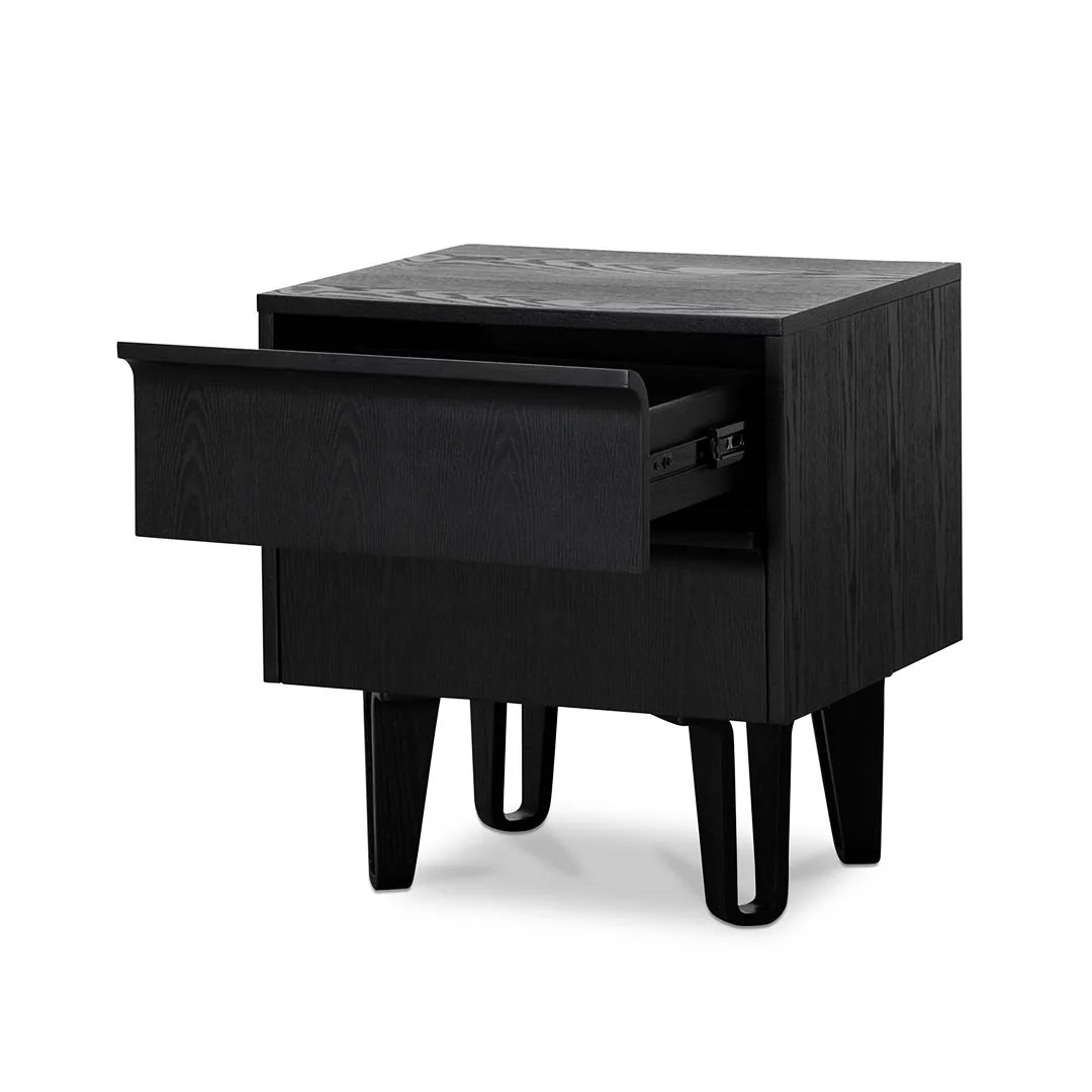 Kairo Bedside Table – Matte Noir
