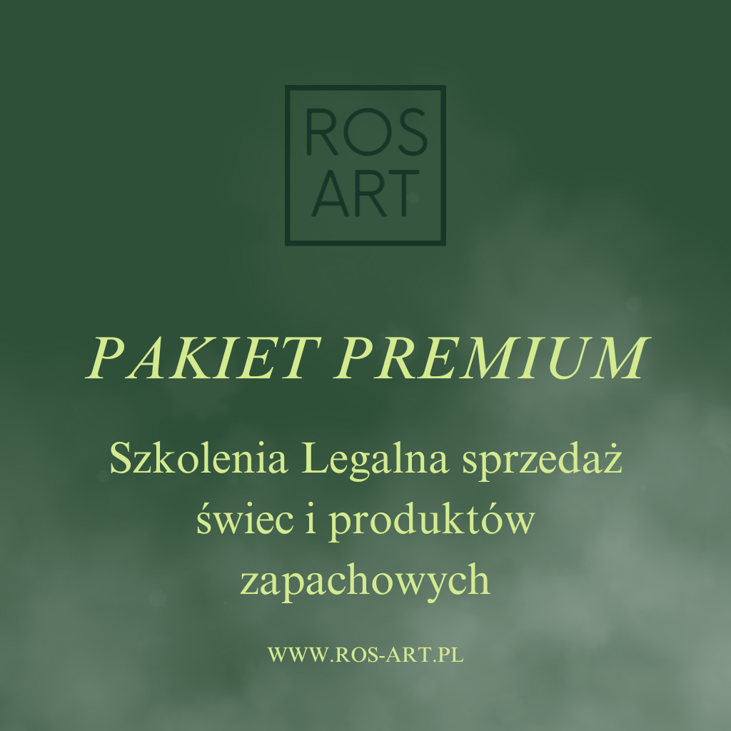 PAKIET PREMIUM Szkolenie ,,LEGALNA SPRZEDAŻ ŚWIEC" 