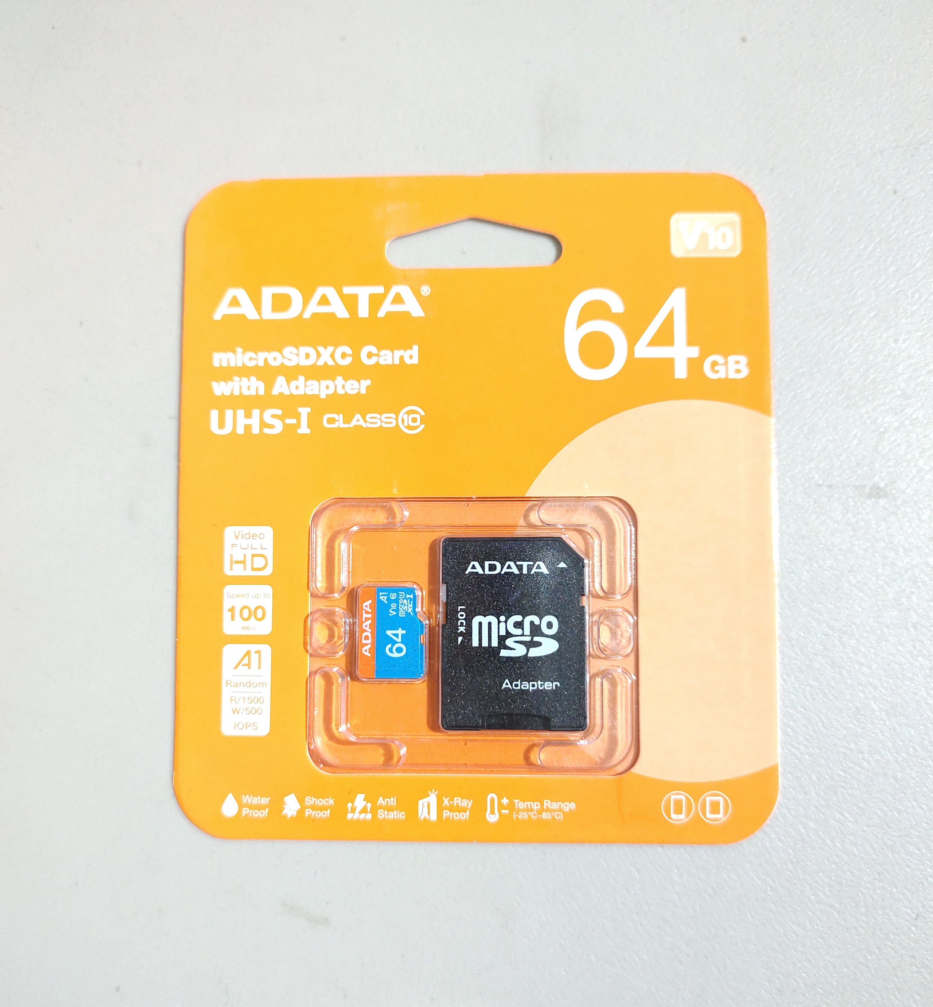 Memoria micro SD de 64gb Adata