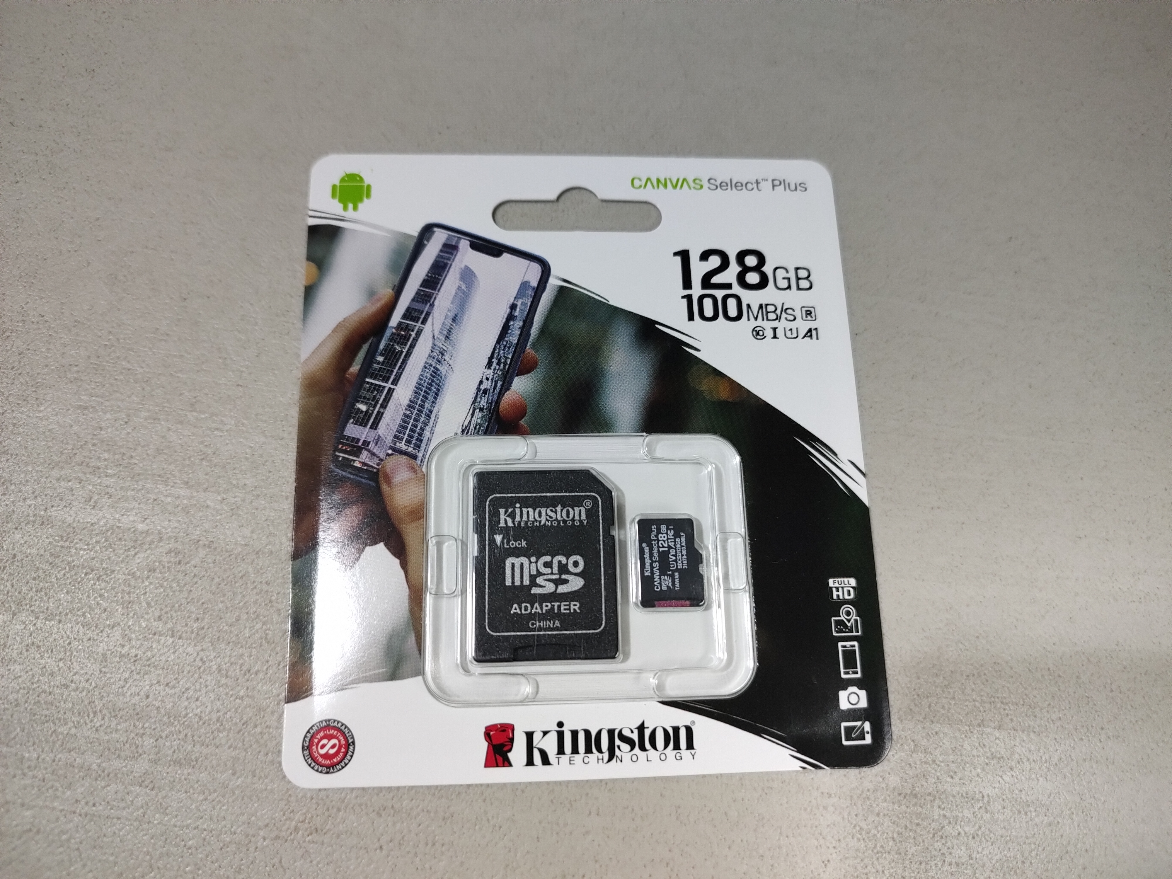 Memoria micro SD de 128gb Kingston