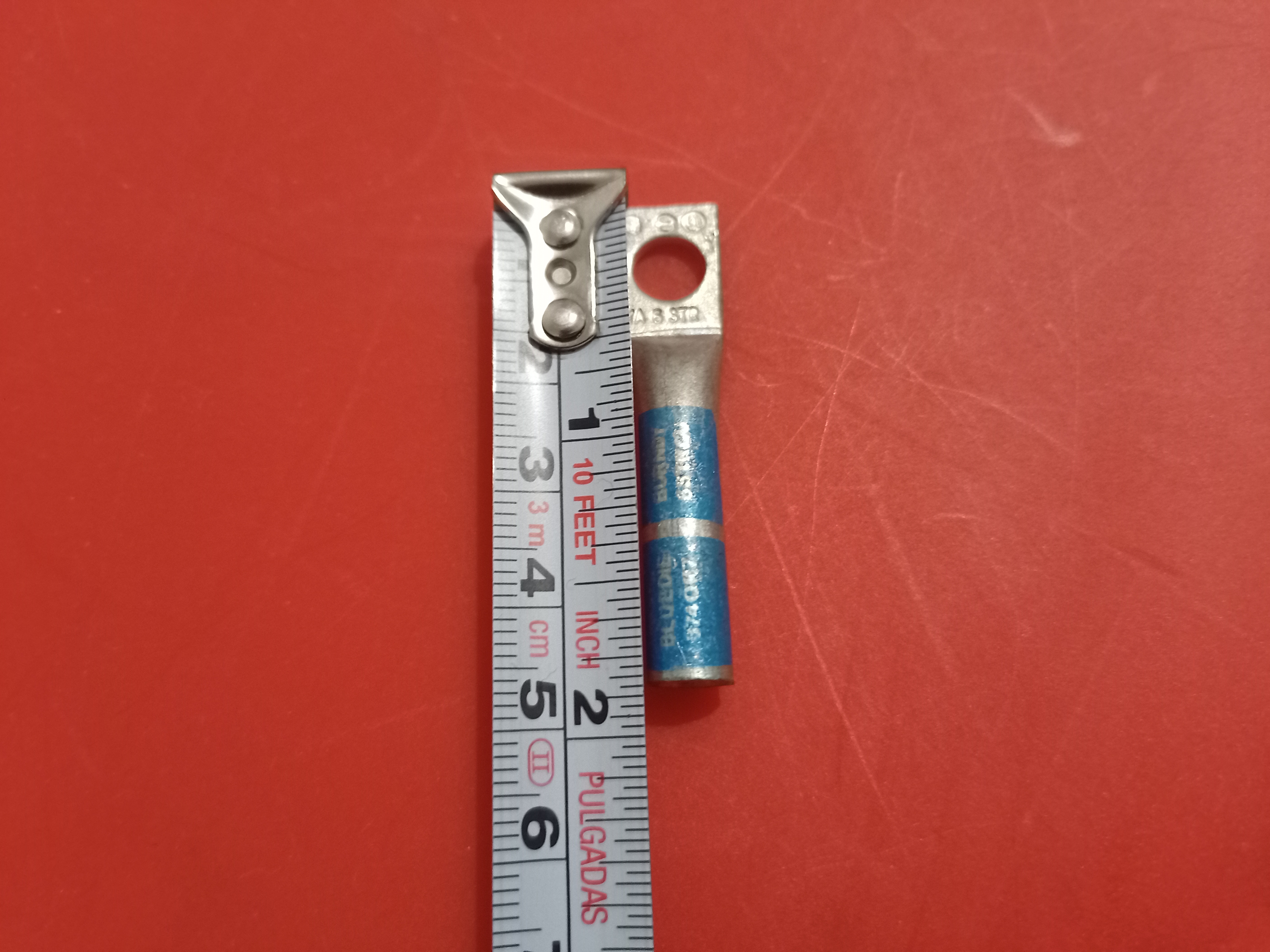 Zapata calibre 6 ojillo 1/4