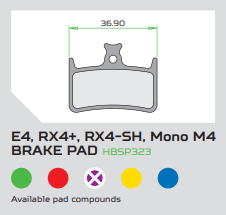 Hope E4 bremseklosser