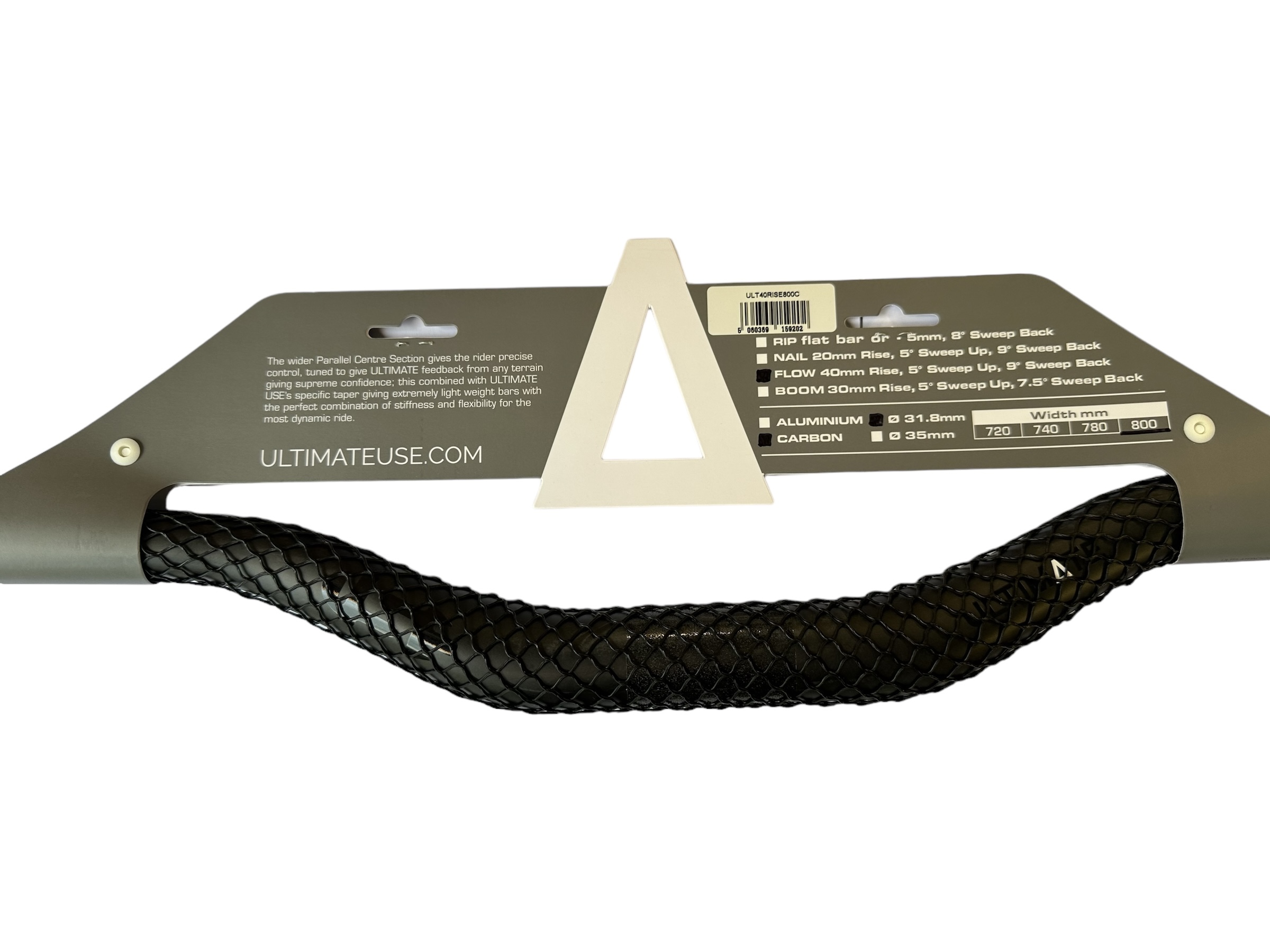 Ultimate Flow Carbon 40mm Rise 31,8 x 800mm Styre