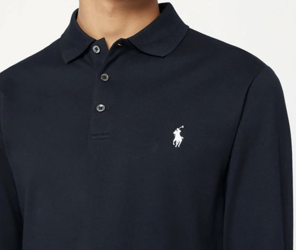 0- POLO RALPH LAUREN manches longues noir