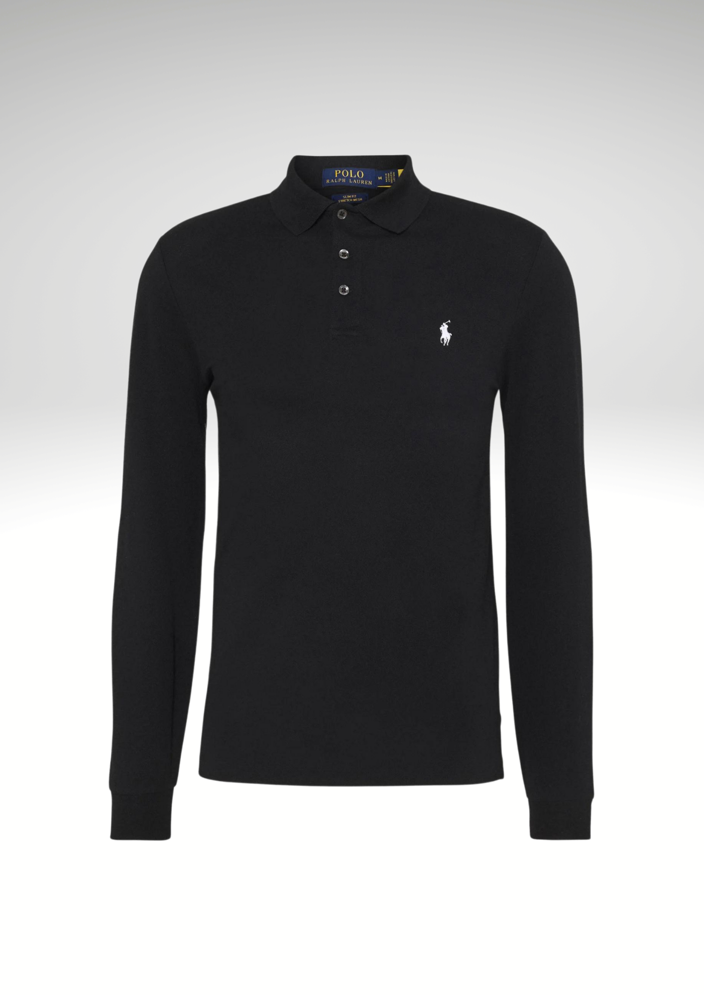 0- POLO RALPH LAUREN manches longues noir