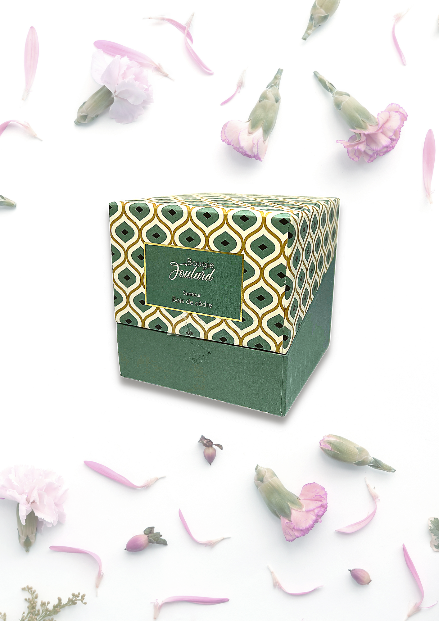 BOUGIE FOULARD - BOIS DE CÈDRE