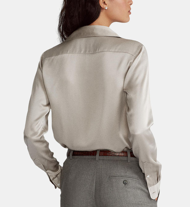 0- Chemisier Charmeuse Ralph Lauren en SOIE