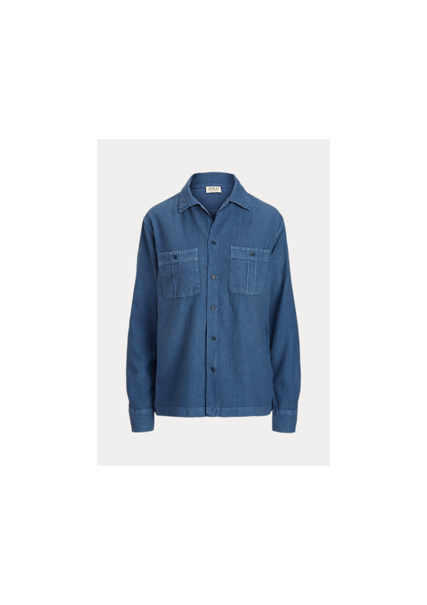 0- Chemisier workwear en lin mélangé Ralph Lauren