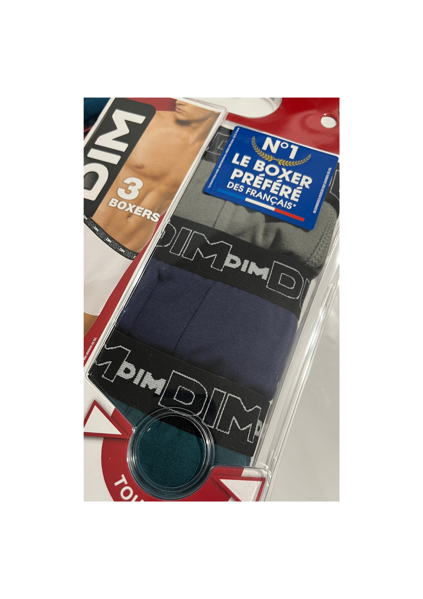 PACK 3 BOXERS DIM 6596