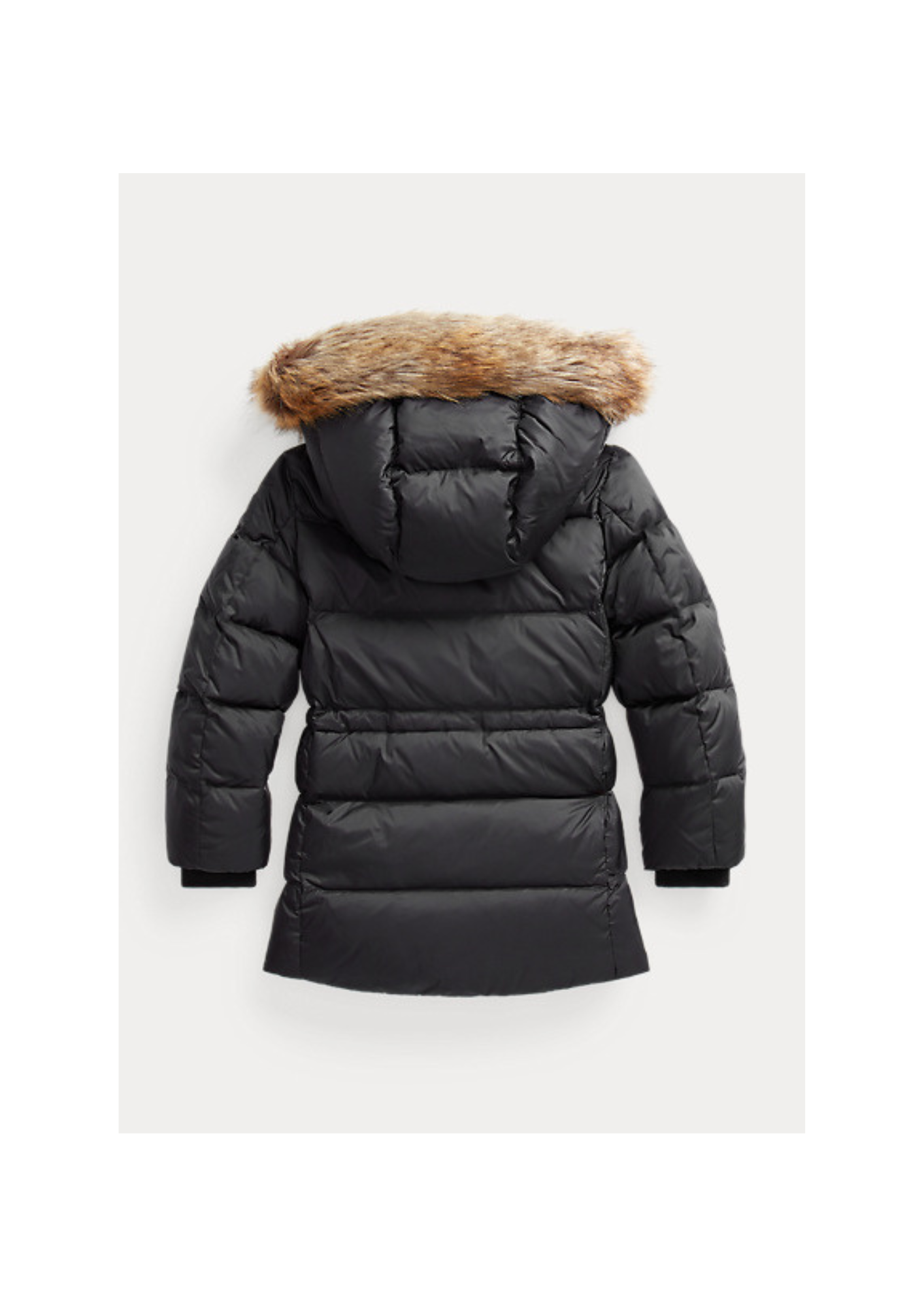 0- Polo Ralph Lauren doudoune longue matelassée fille