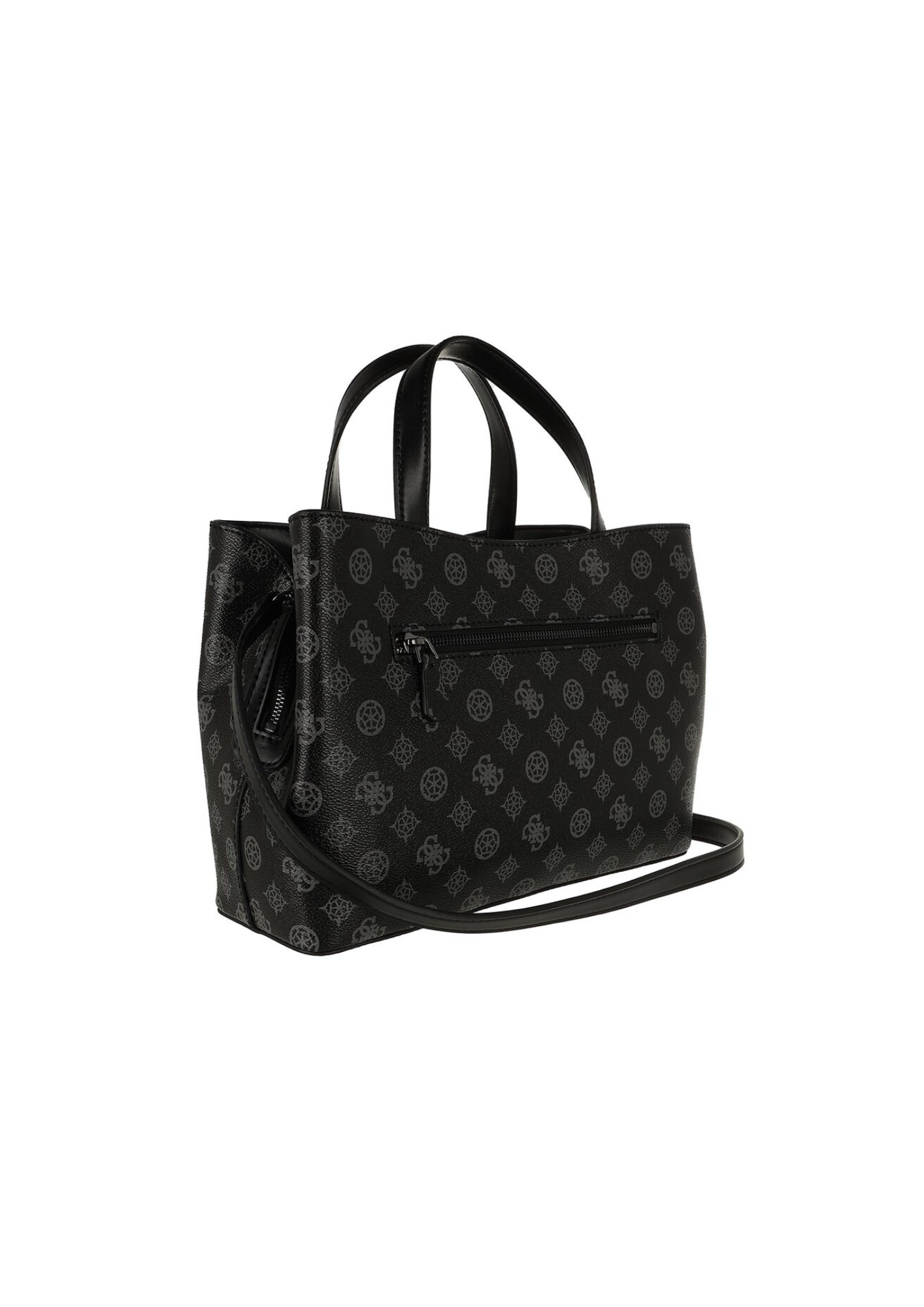 GUESS - Sac à main Hensely Logo - noir
