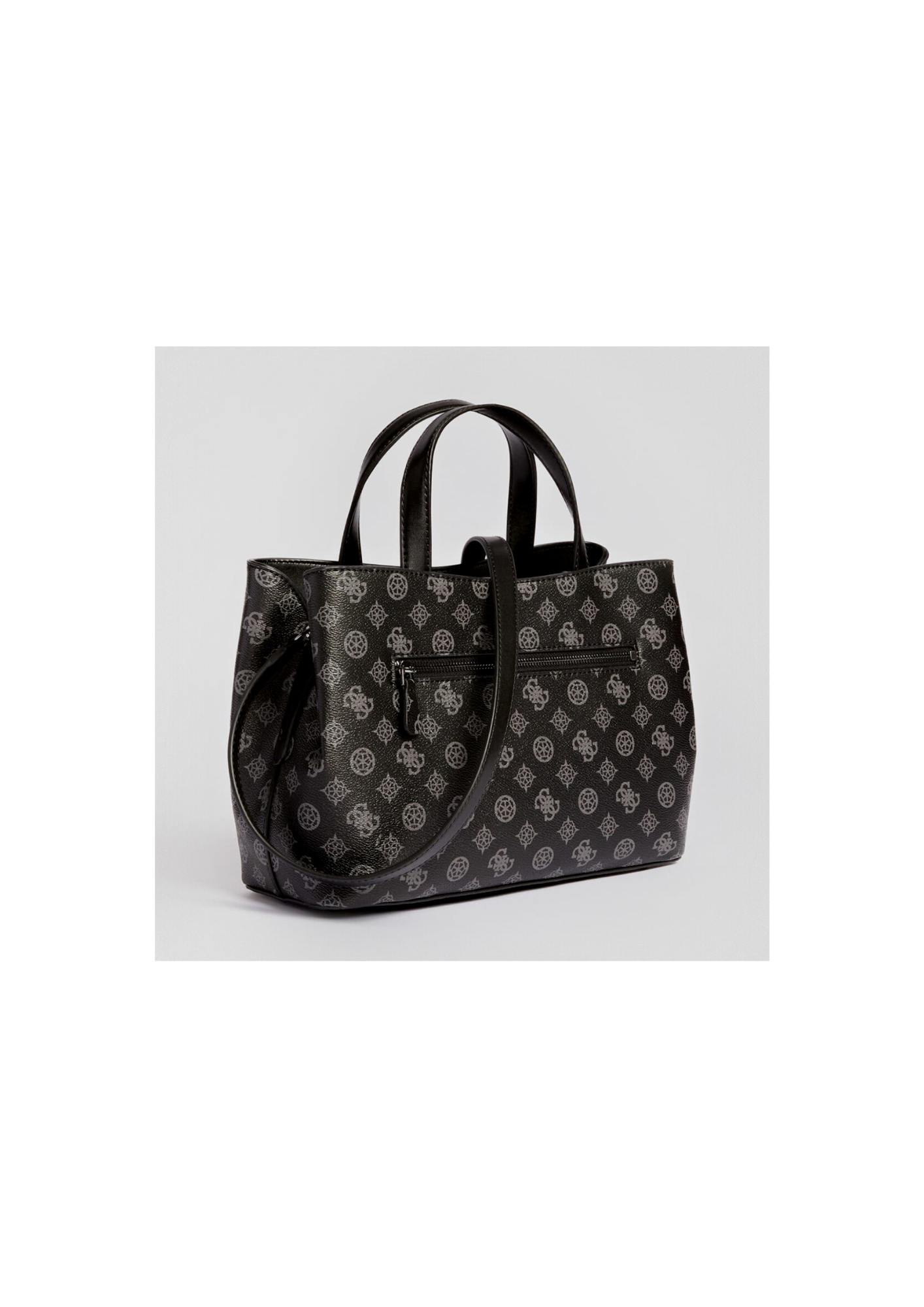 GUESS - Sac à main Hensely Logo - noir