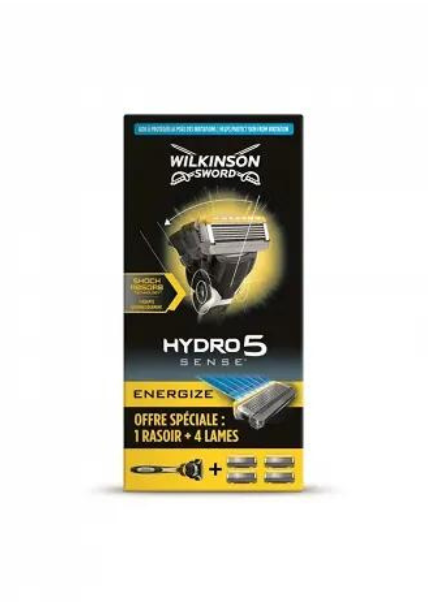Pack WILKINSON hydro 5 sense energize + 3 lames