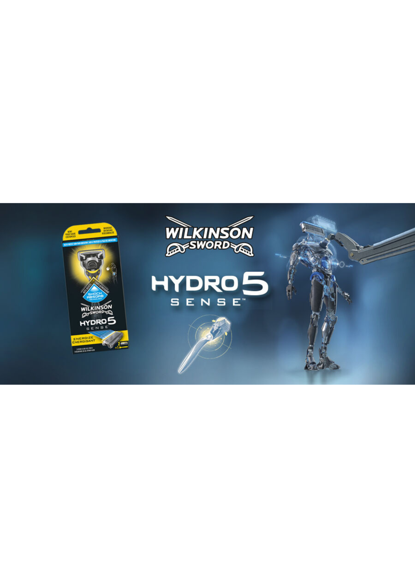 Pack WILKINSON hydro 5 sense energize + 3 lames