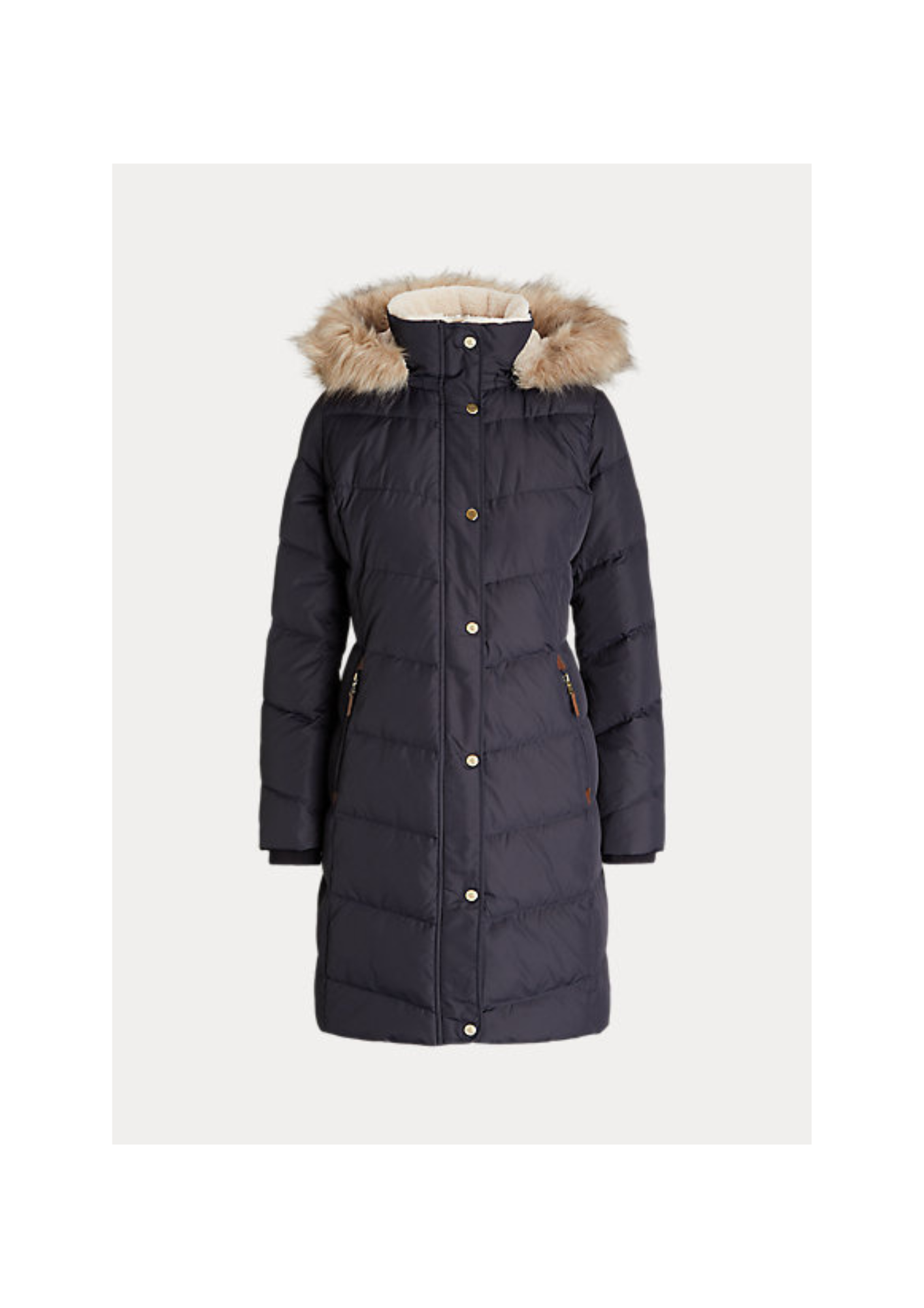 0- Polo Ralph Lauren Doudoune matelassée longue