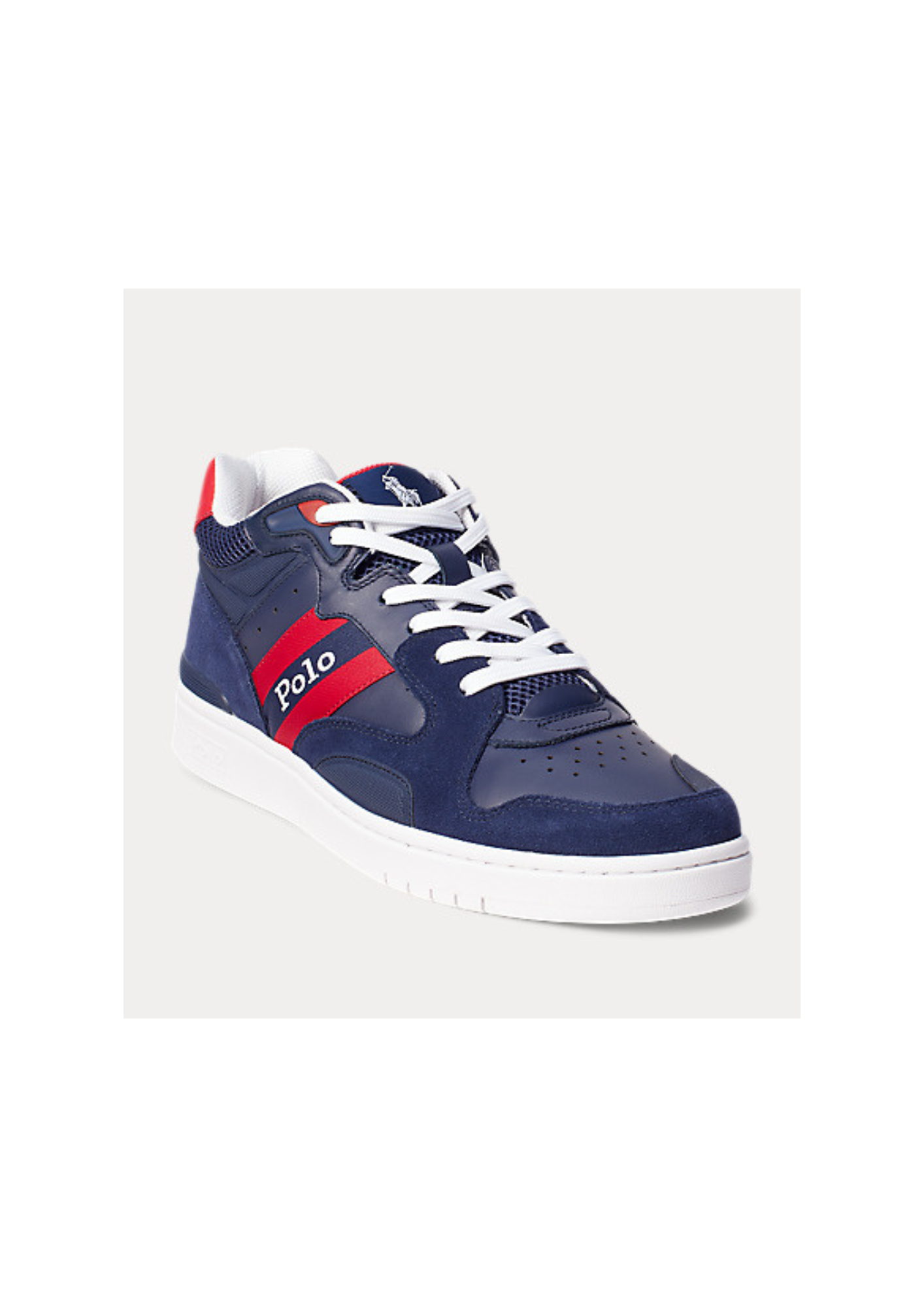 0- Polo Ralph Lauren Baskets Court Mid Pro