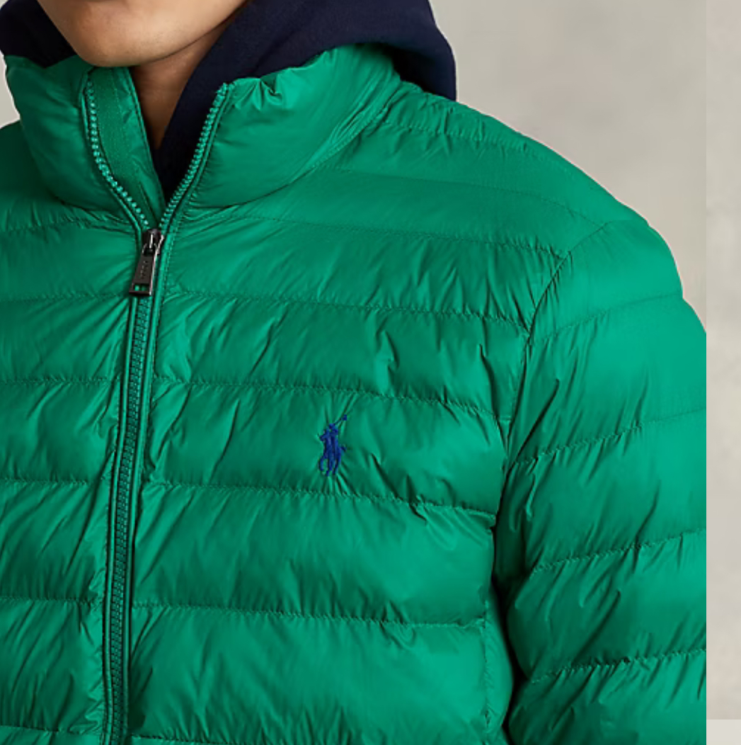 Polo Ralph Lauren Doudoune Colden rangeable verte