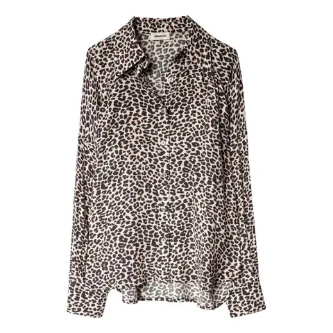ZADIG & VOLTAIRE Tunique Trevo Leo Geo Corail