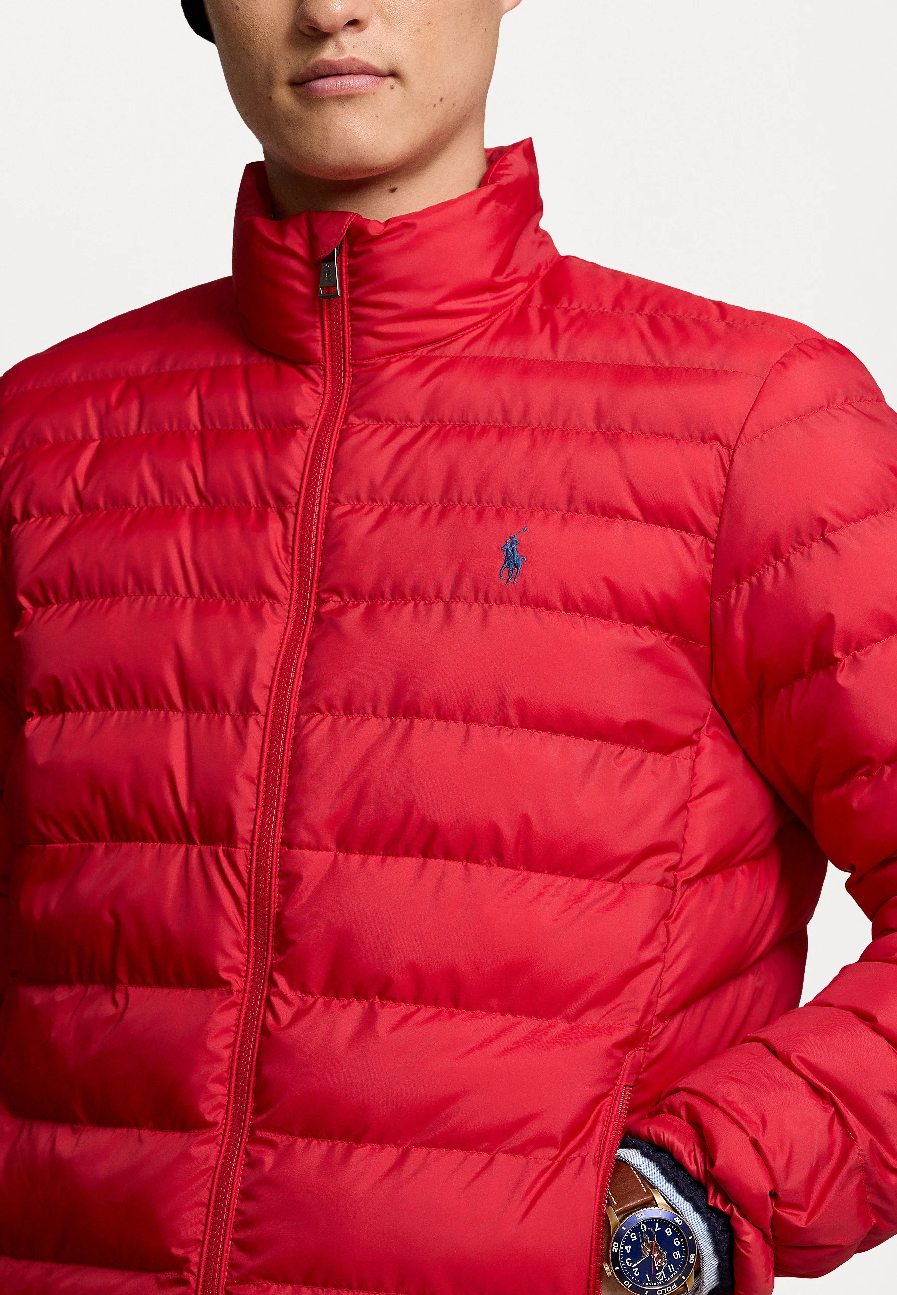 Polo Ralph Lauren Doudoune Colden rangeable rouge
