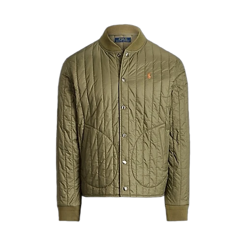Polo Ralph Lauren Veste de baseball hydrofuge kaki